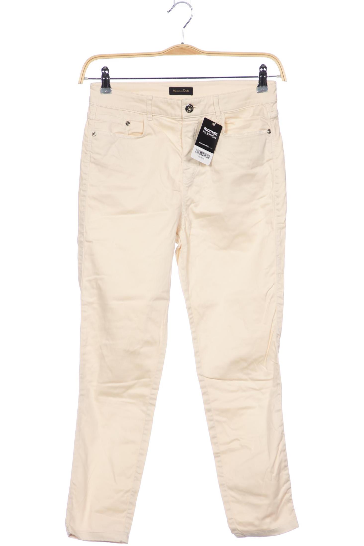 

Massimo Dutti Damen Stoffhose, cremeweiß, Gr. 40