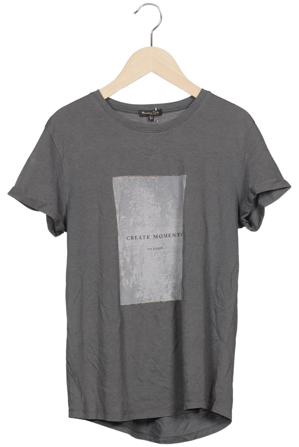 

Massimo Dutti Damen T-Shirt, grau, Gr. 36