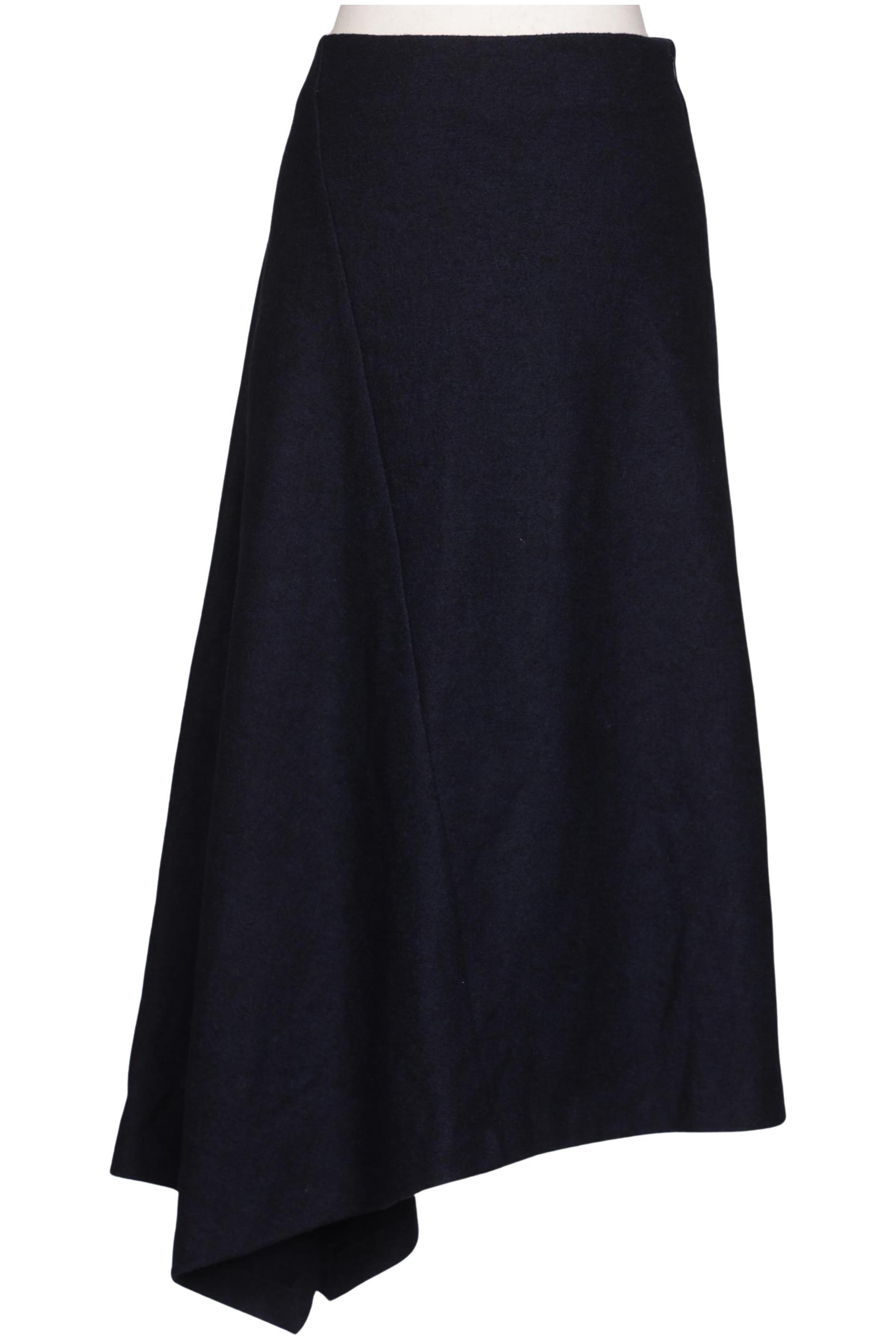 

Massimo Dutti Damen Rock, marineblau, Gr. 34