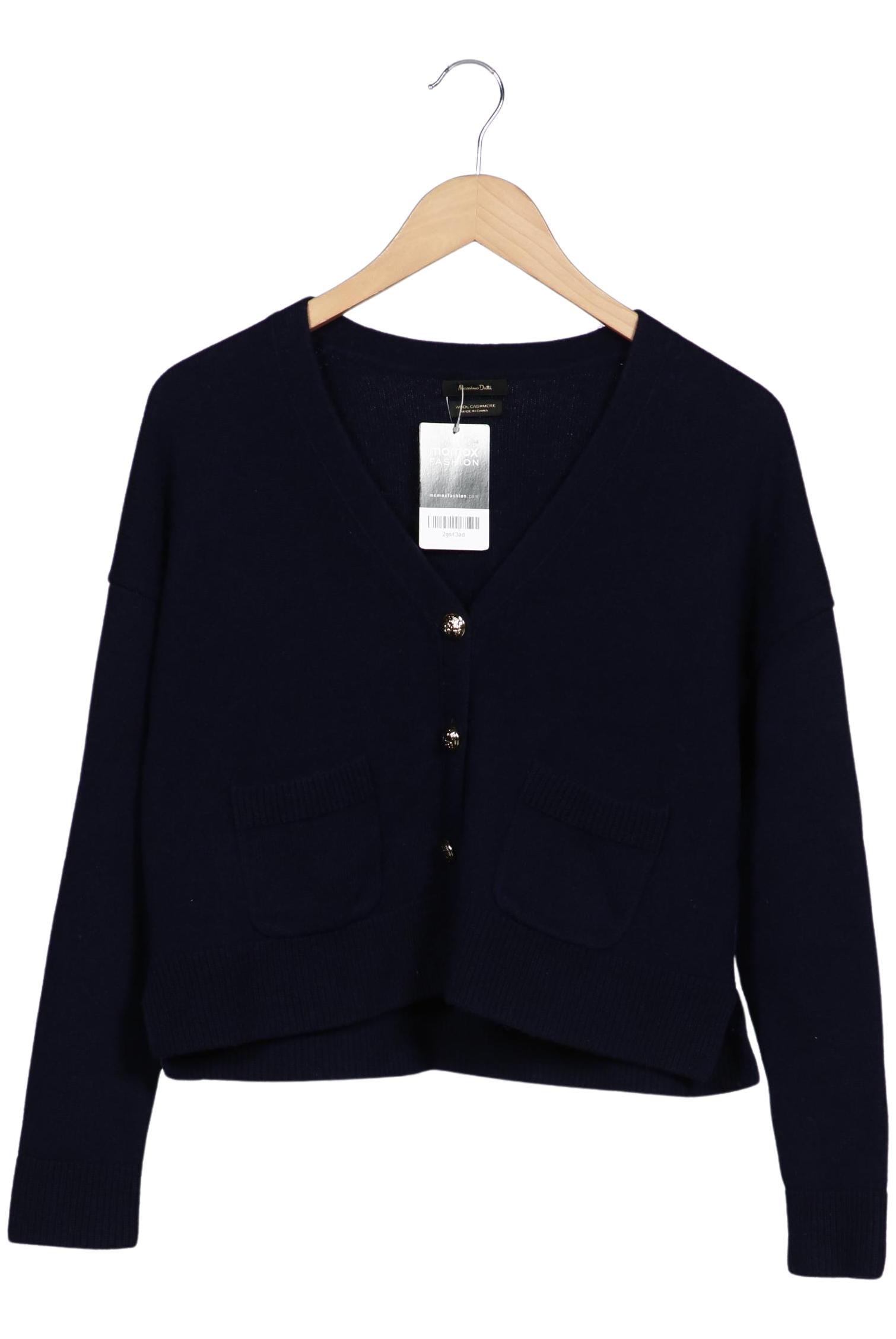 

Massimo Dutti Damen Strickjacke, marineblau, Gr. 36