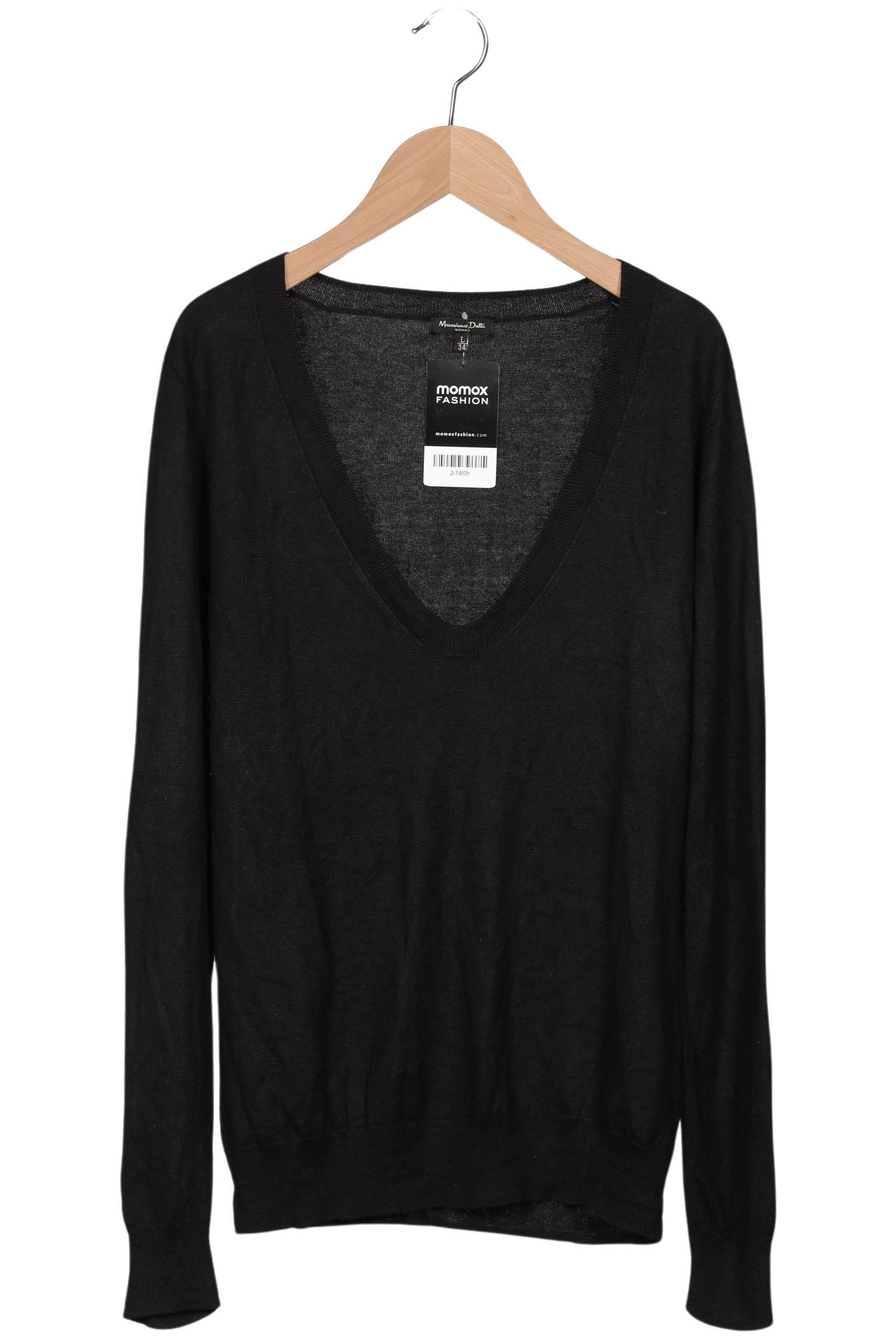 

Massimo Dutti Damen Pullover, schwarz, Gr. 42