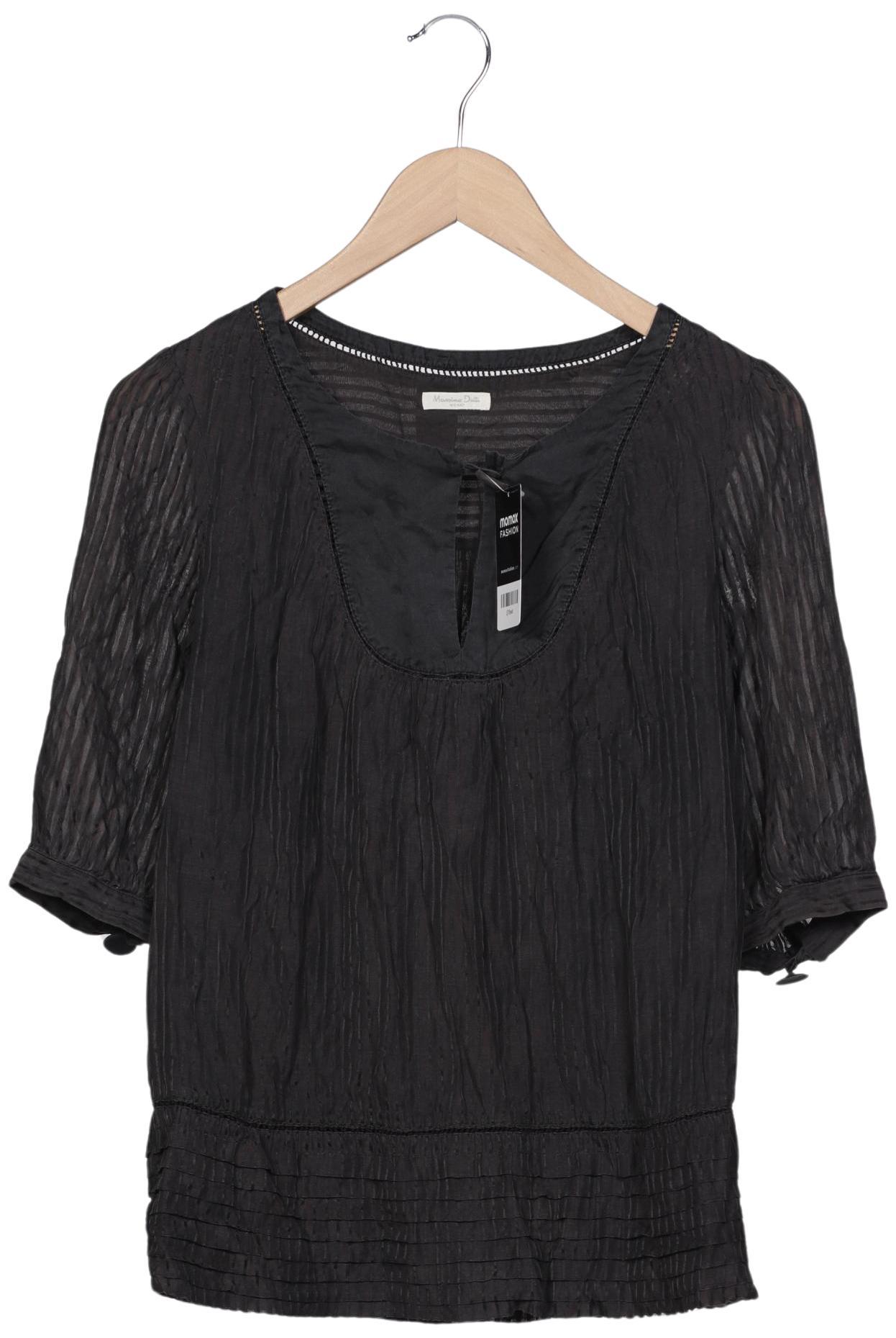 

Massimo Dutti Damen Bluse, schwarz, Gr. 38