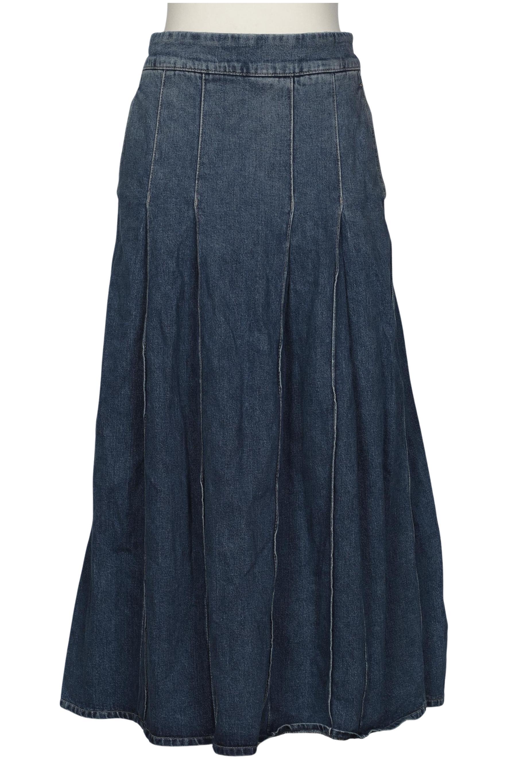 

Massimo Dutti Damen Rock, marineblau, Gr. 38