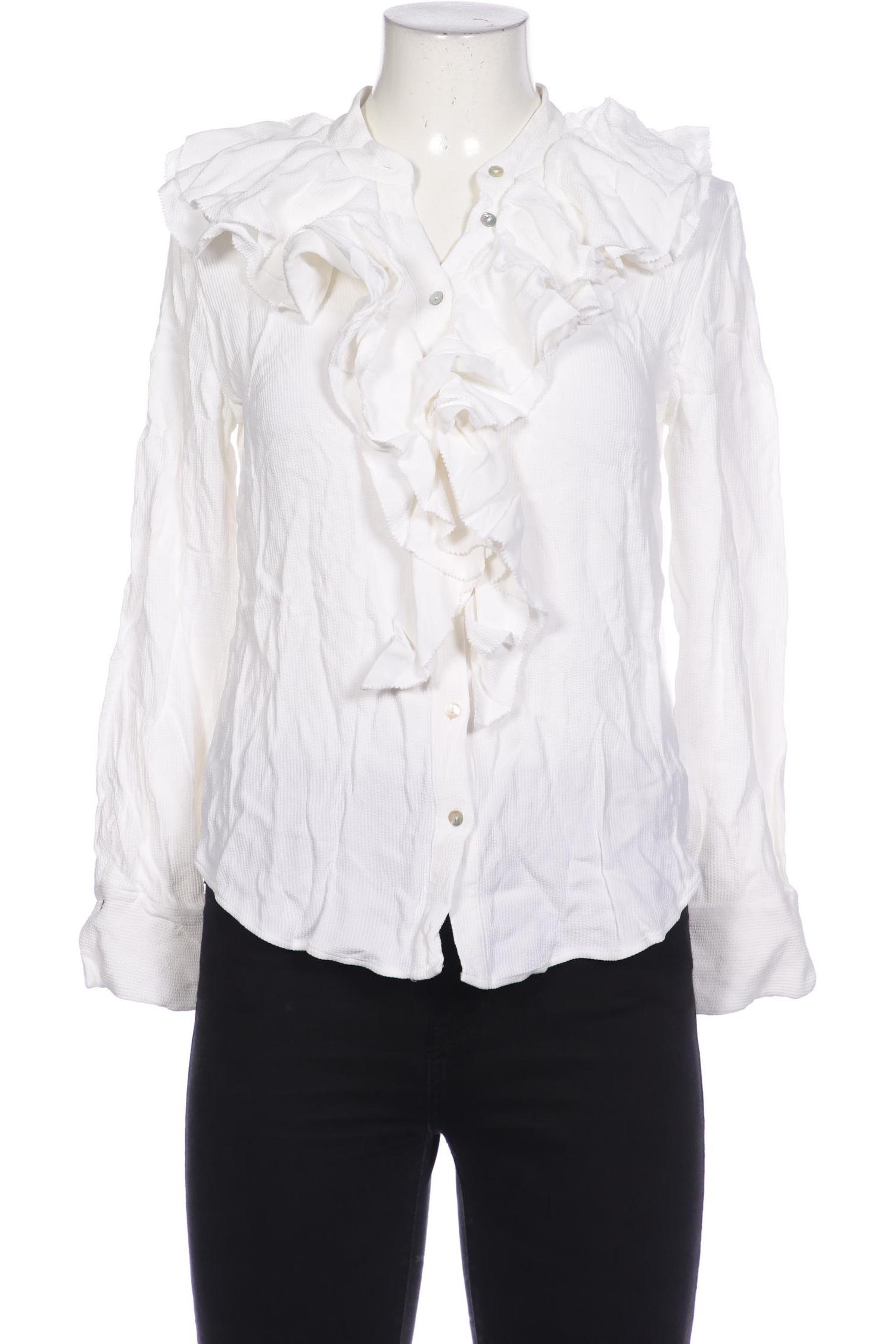 

Massimo Dutti Damen Bluse, weiß, Gr. 38