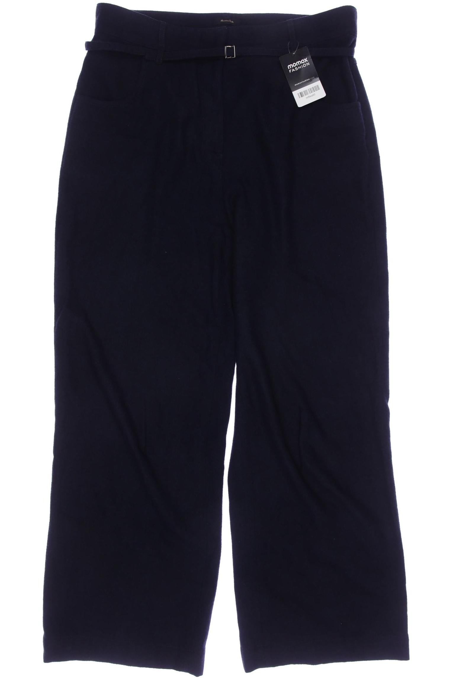 

Massimo Dutti Damen Stoffhose, marineblau, Gr. 44