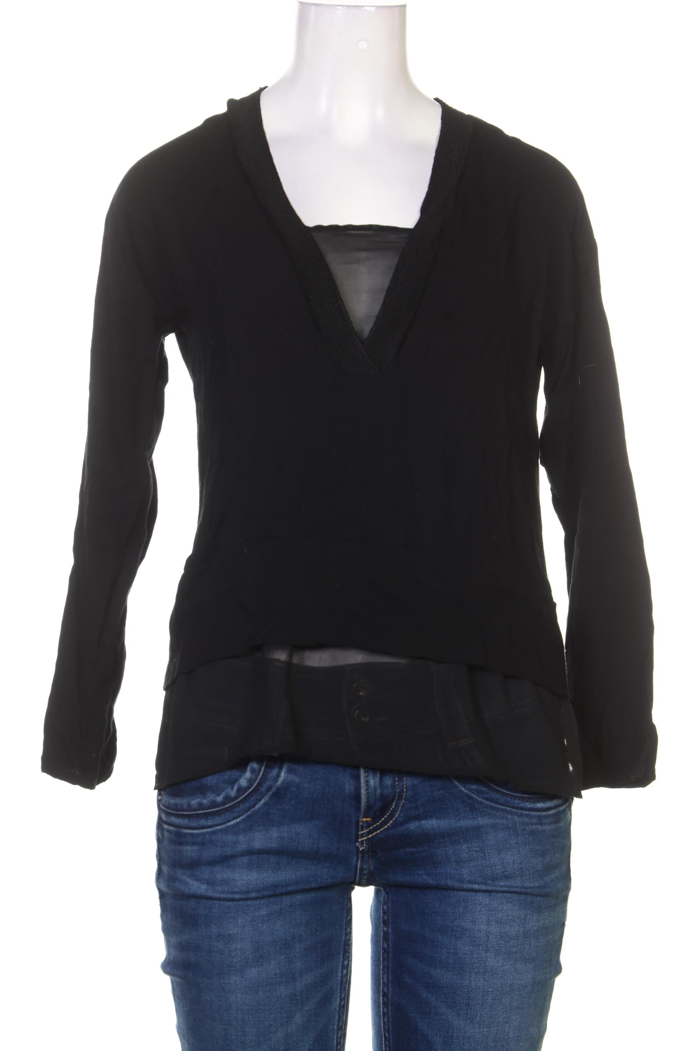 Thumbnail - Massimo Dutti Damen Bluse, schwarz, Gr. 34
