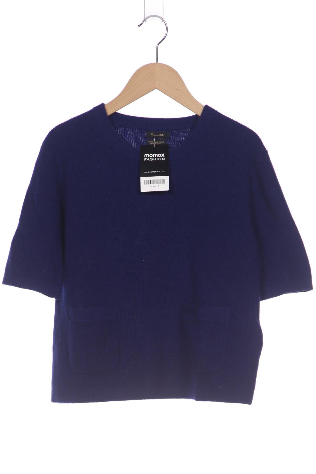 

Massimo Dutti Damen Pullover, blau, Gr. 36