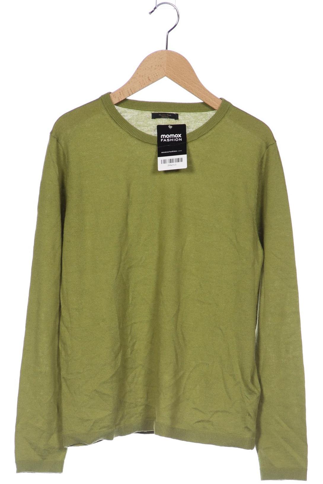 

Massimo Dutti Damen Pullover, grün, Gr. 36