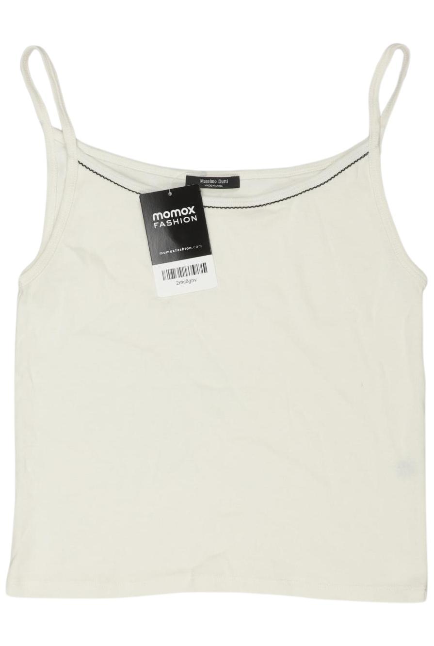 

Massimo Dutti Damen Top, cremeweiß, Gr. 36