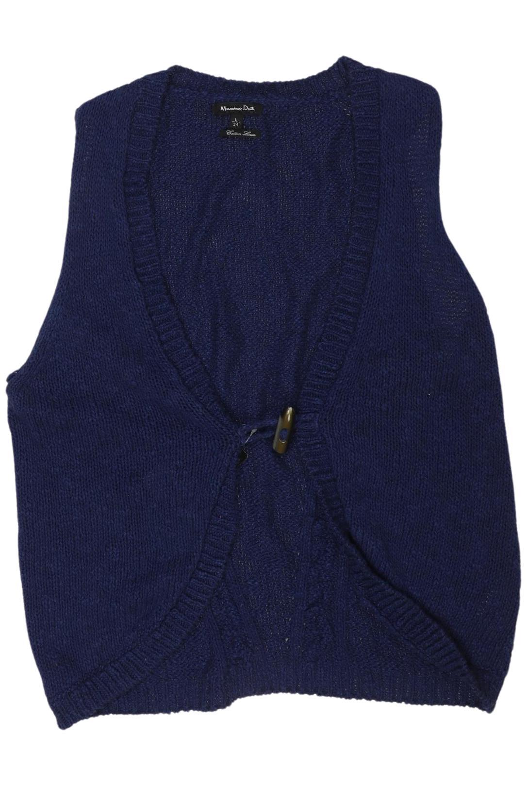 

Massimo Dutti Damen Strickjacke, marineblau, Gr. 42