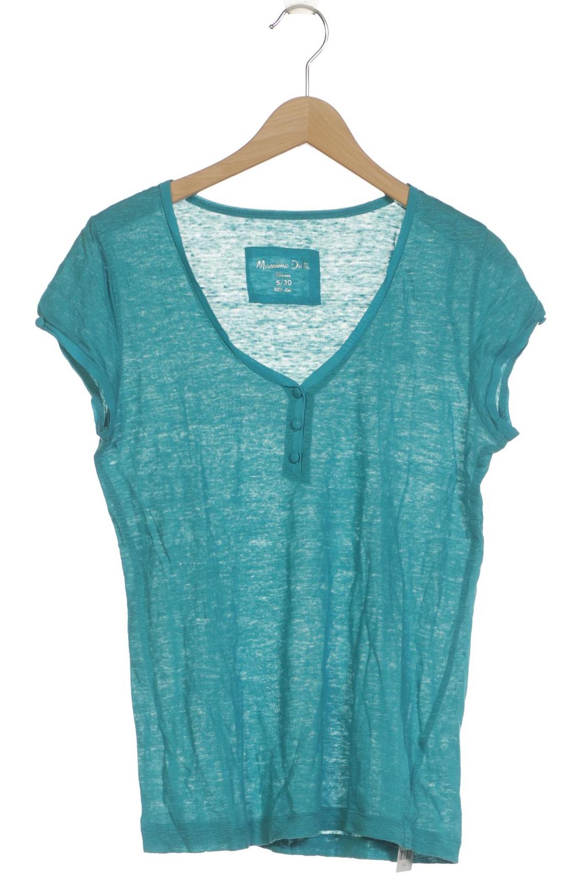 

Massimo Dutti Damen T-Shirt, blau, Gr. 36