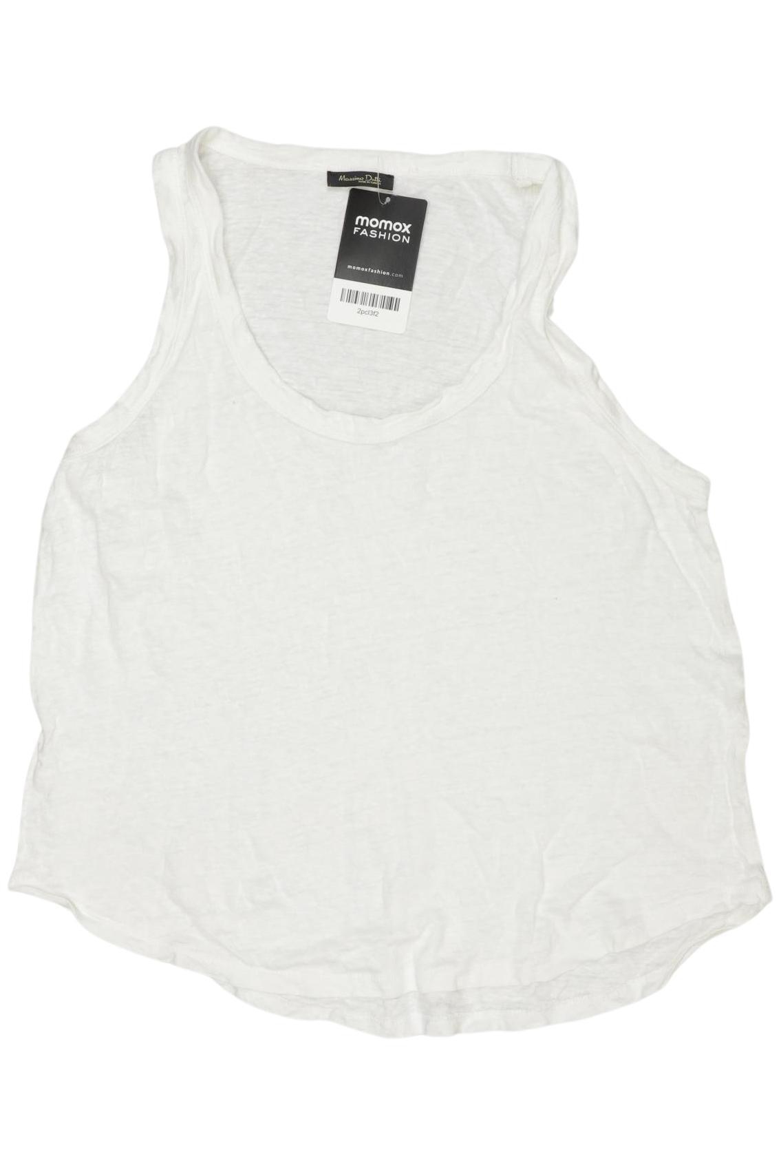

Massimo Dutti Damen Top, weiß, Gr. 38
