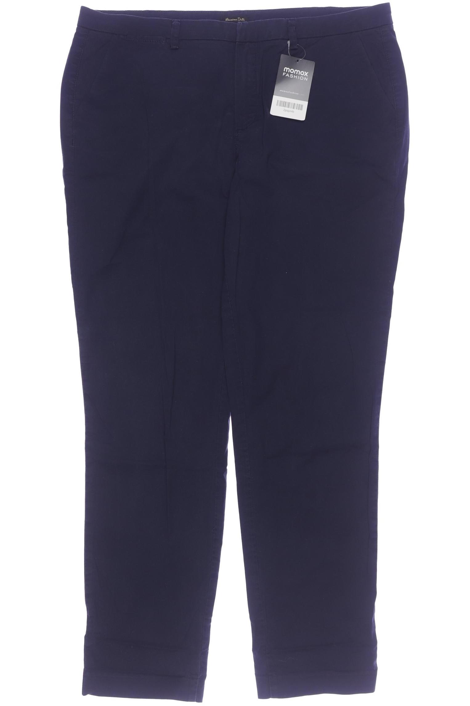 

Massimo Dutti Damen Stoffhose, marineblau, Gr. 42