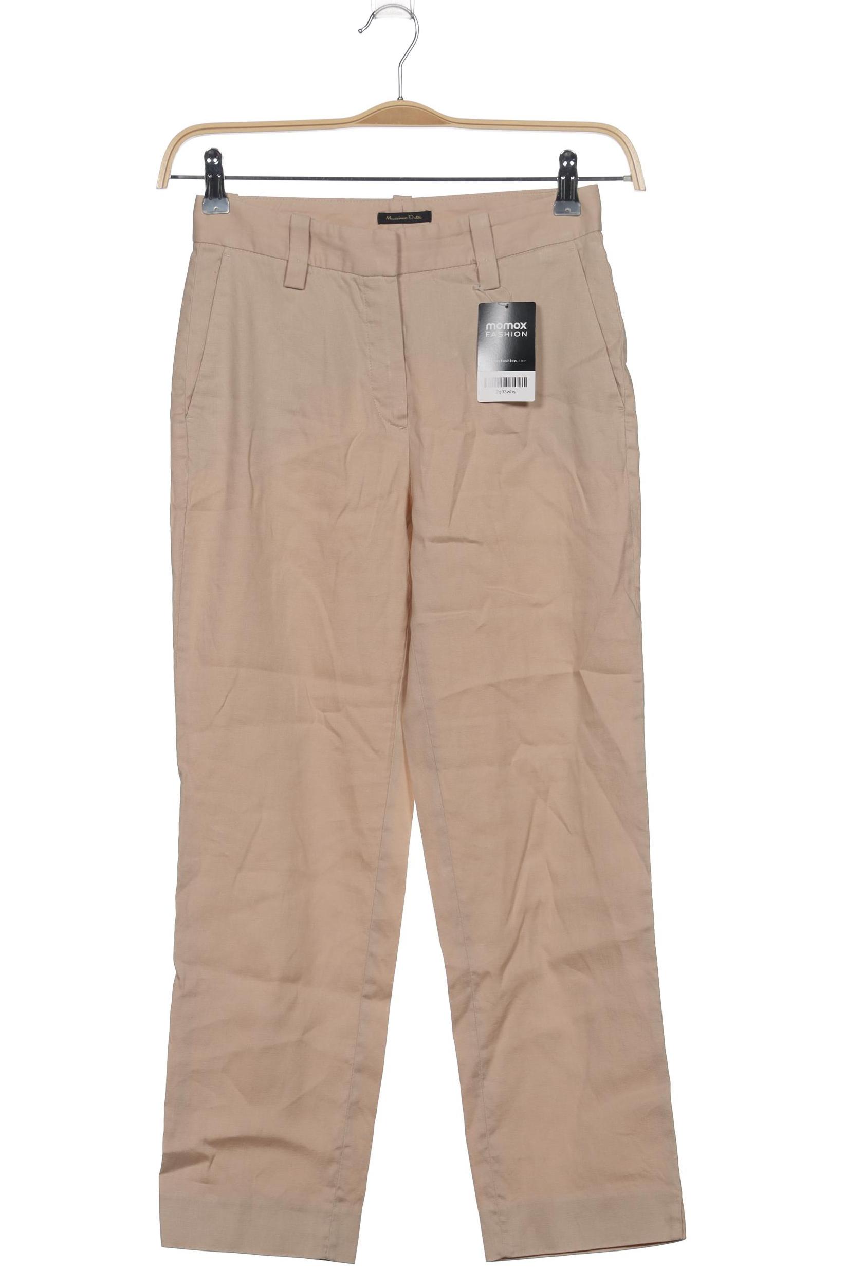 

Massimo Dutti Damen Stoffhose, beige, Gr. 34