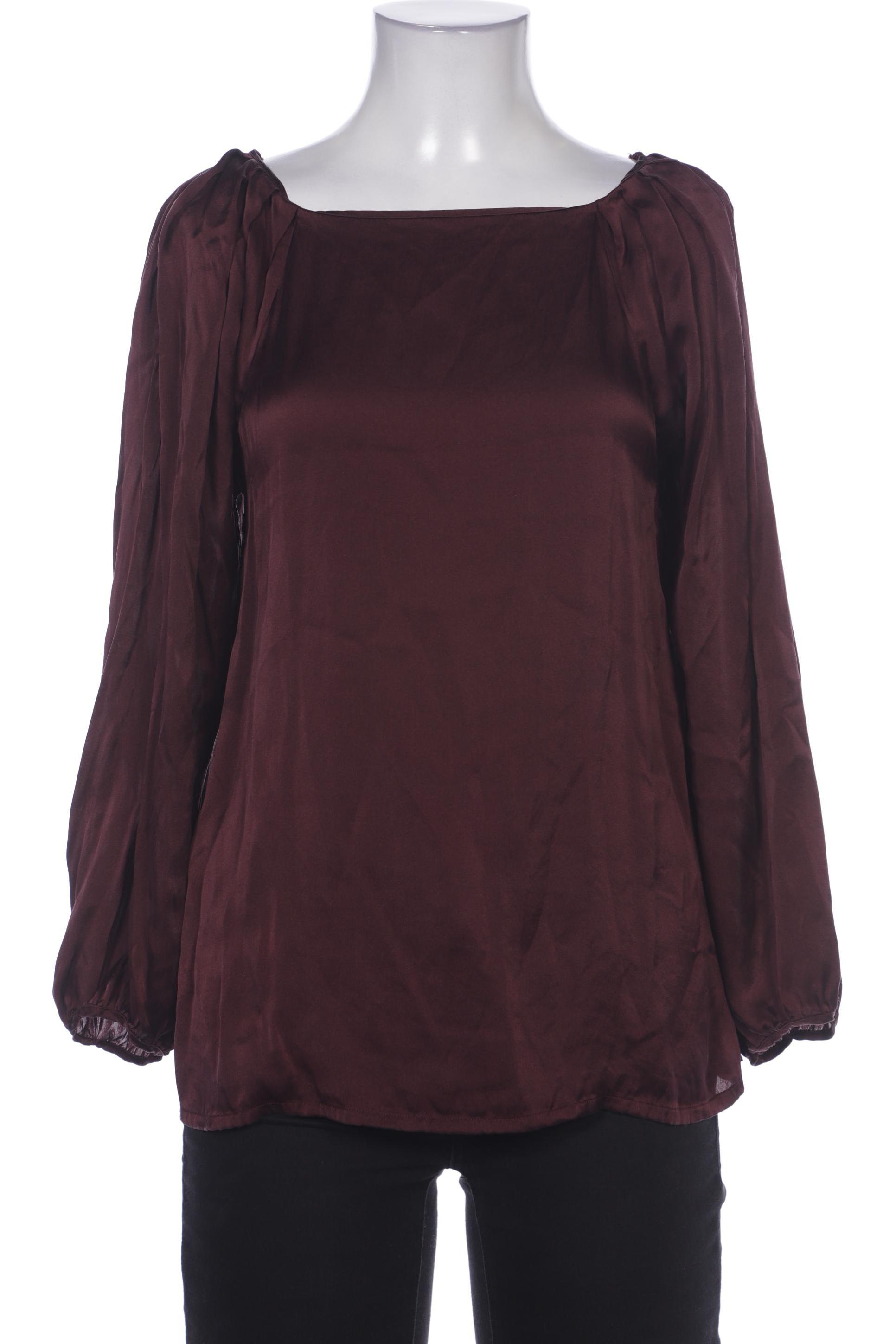 

Massimo Dutti Damen Bluse, bordeaux, Gr. 36