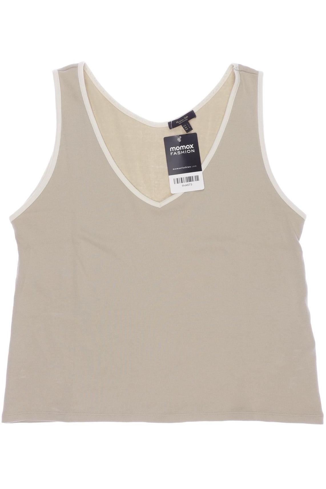 

Massimo Dutti Damen Top, beige, Gr. 42