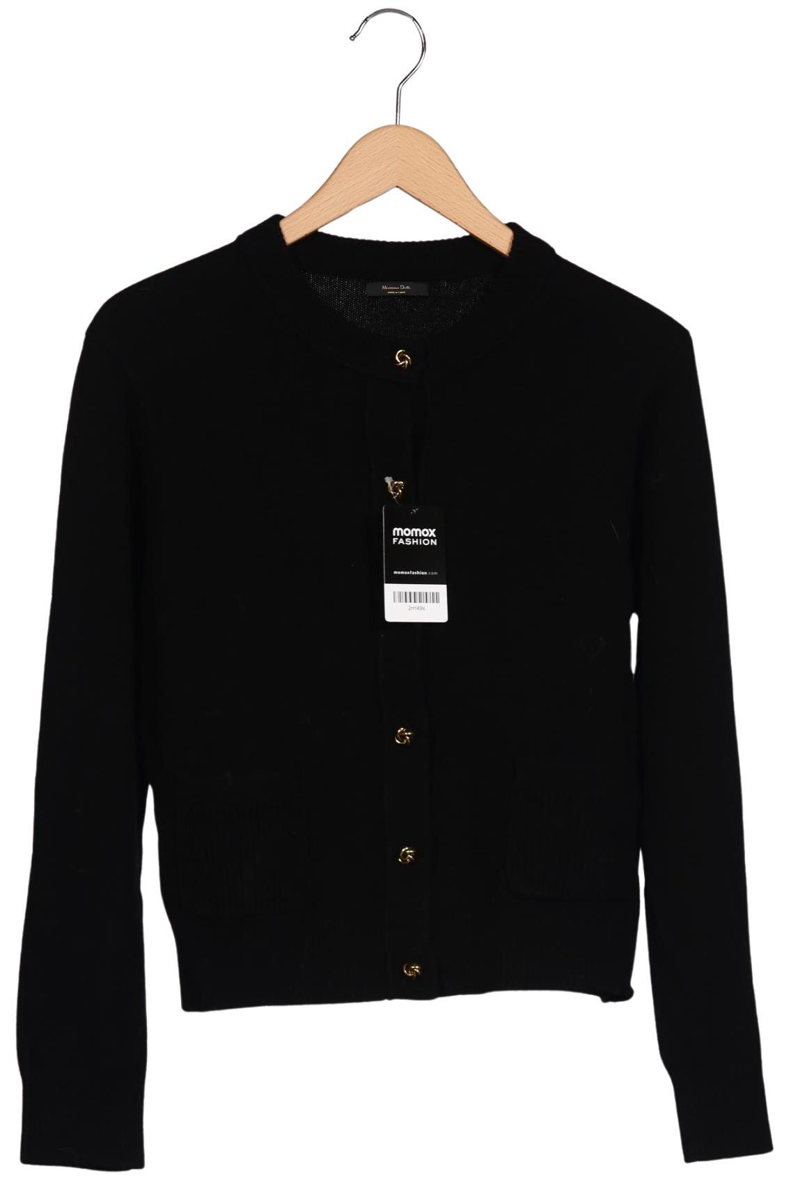 

Massimo Dutti Damen Strickjacke, schwarz, Gr. 42