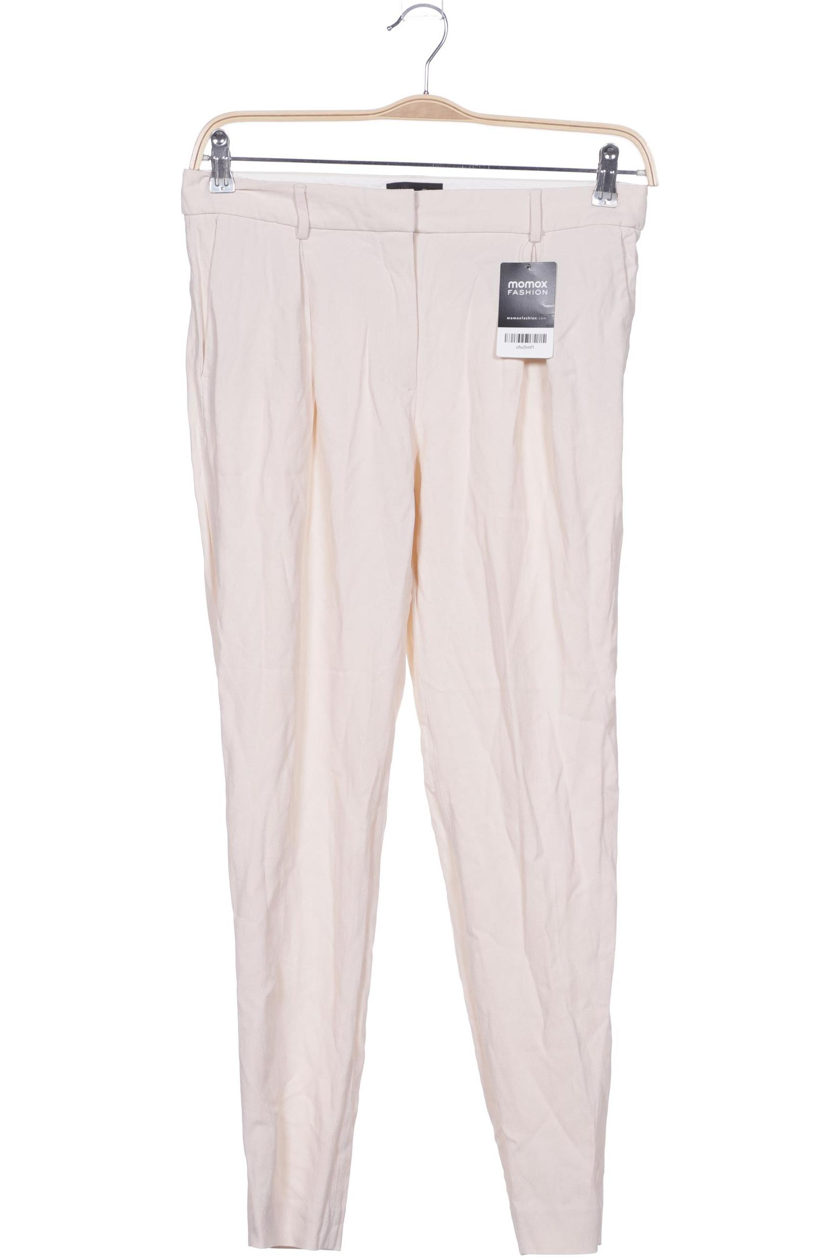 

Massimo Dutti Damen Stoffhose, cremeweiß, Gr. 40
