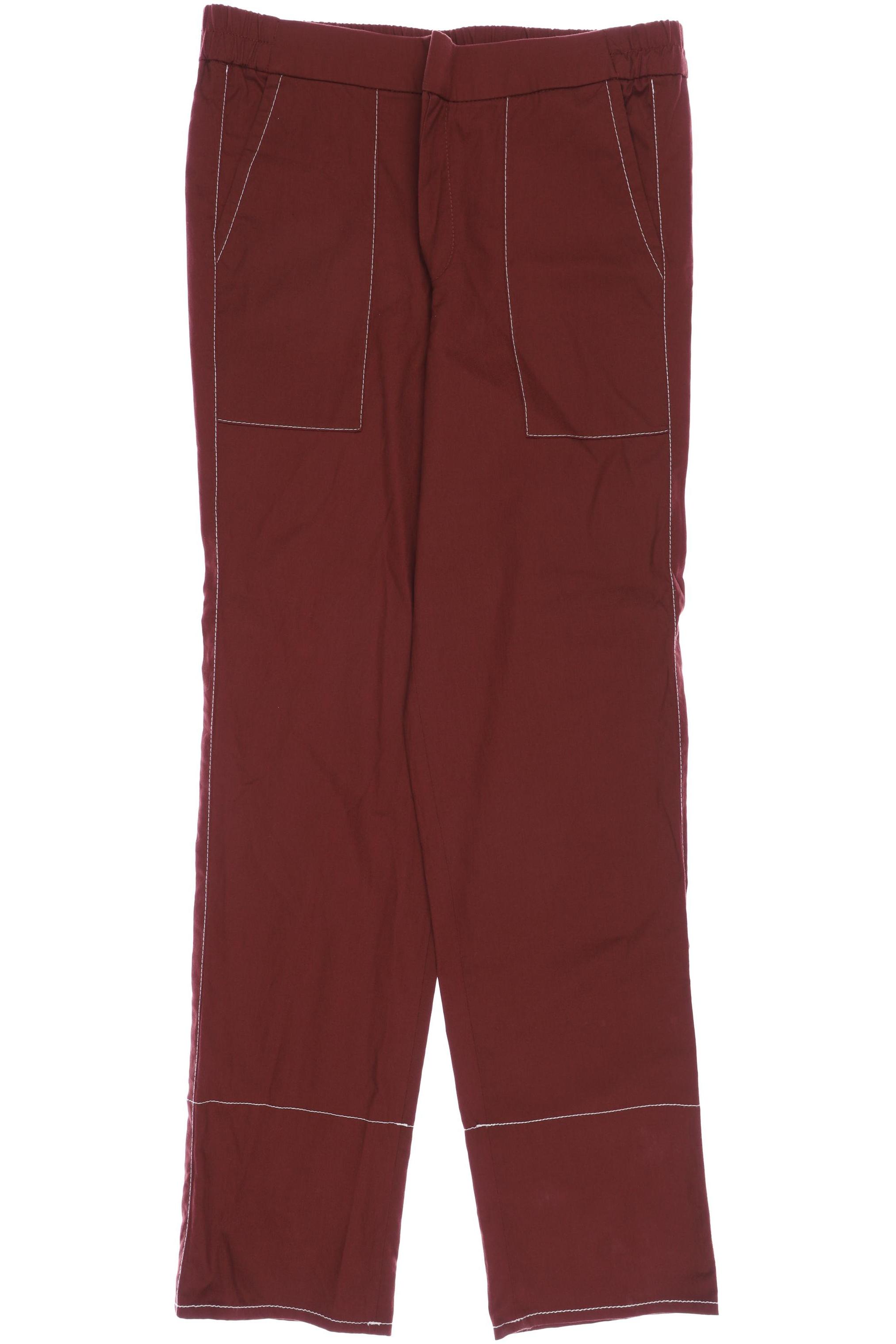 

Massimo Dutti Damen Stoffhose, bordeaux