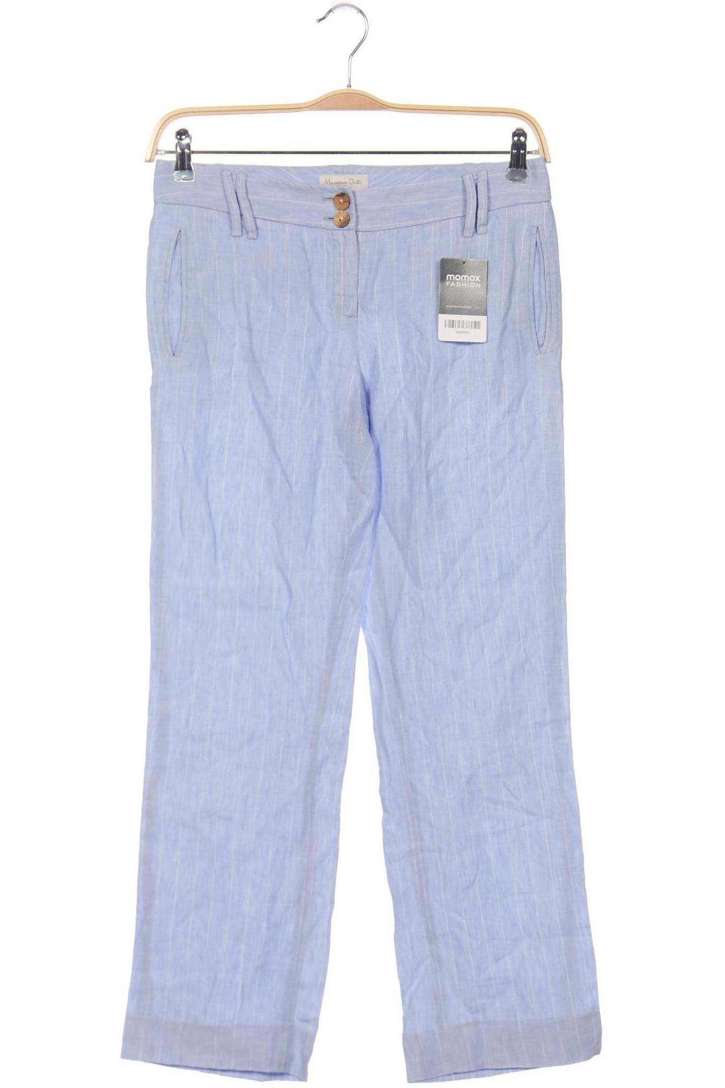 

Massimo Dutti Damen Stoffhose, hellblau, Gr. 38