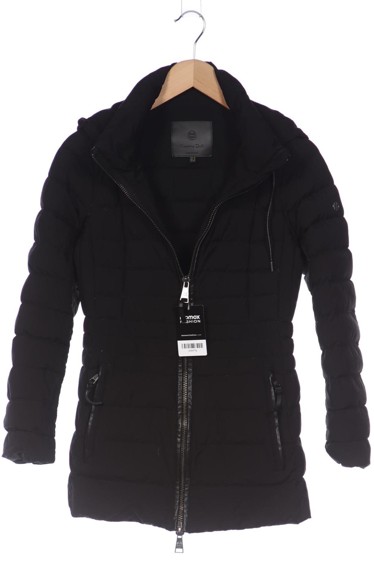 

Massimo Dutti Damen Jacke, schwarz, Gr. 34