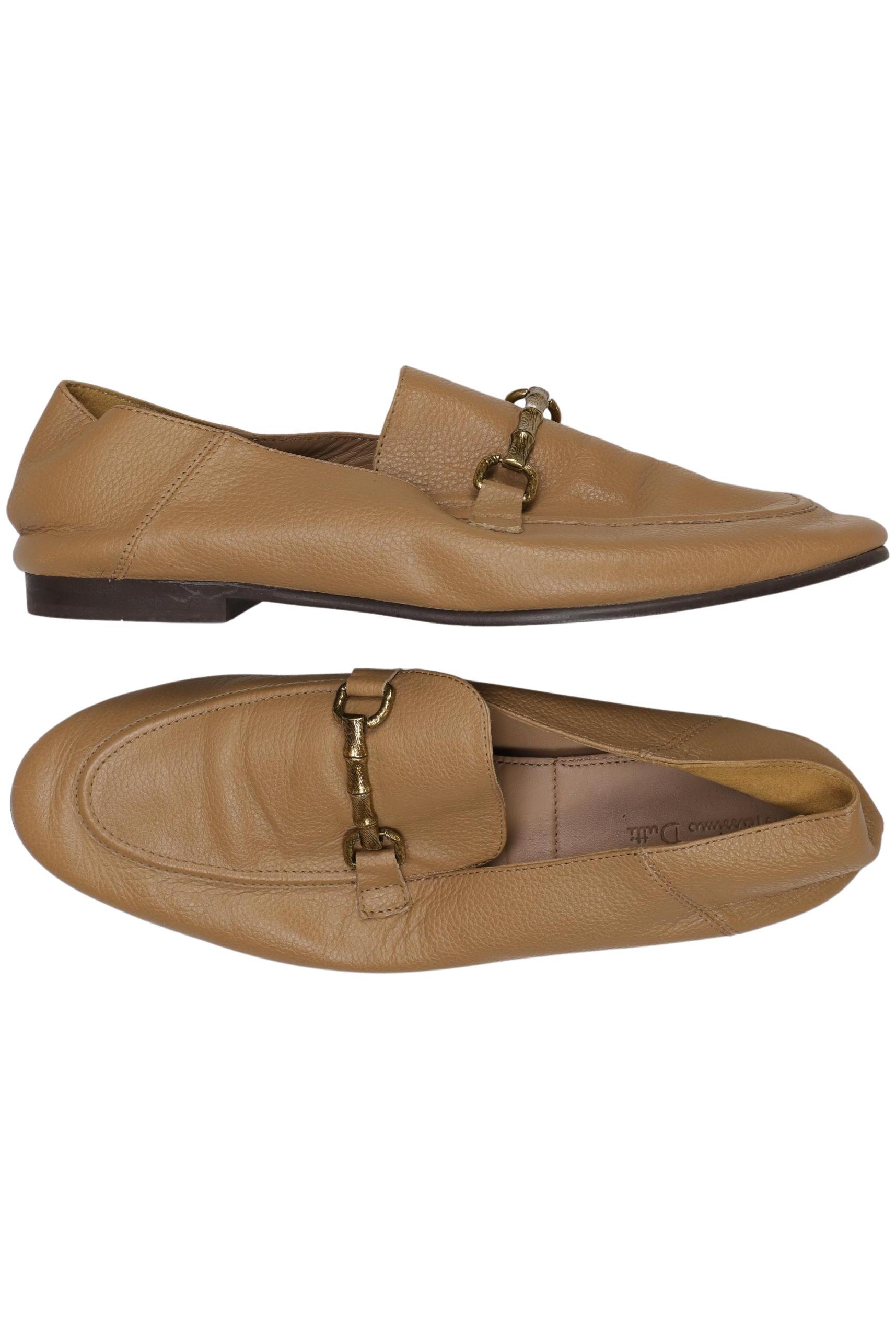 

Massimo Dutti Damen Halbschuh, beige, Gr. 41