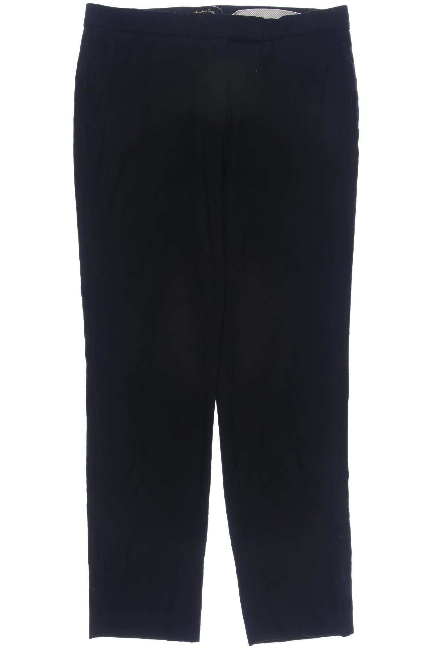 

Massimo Dutti Damen Stoffhose, schwarz, Gr. 40