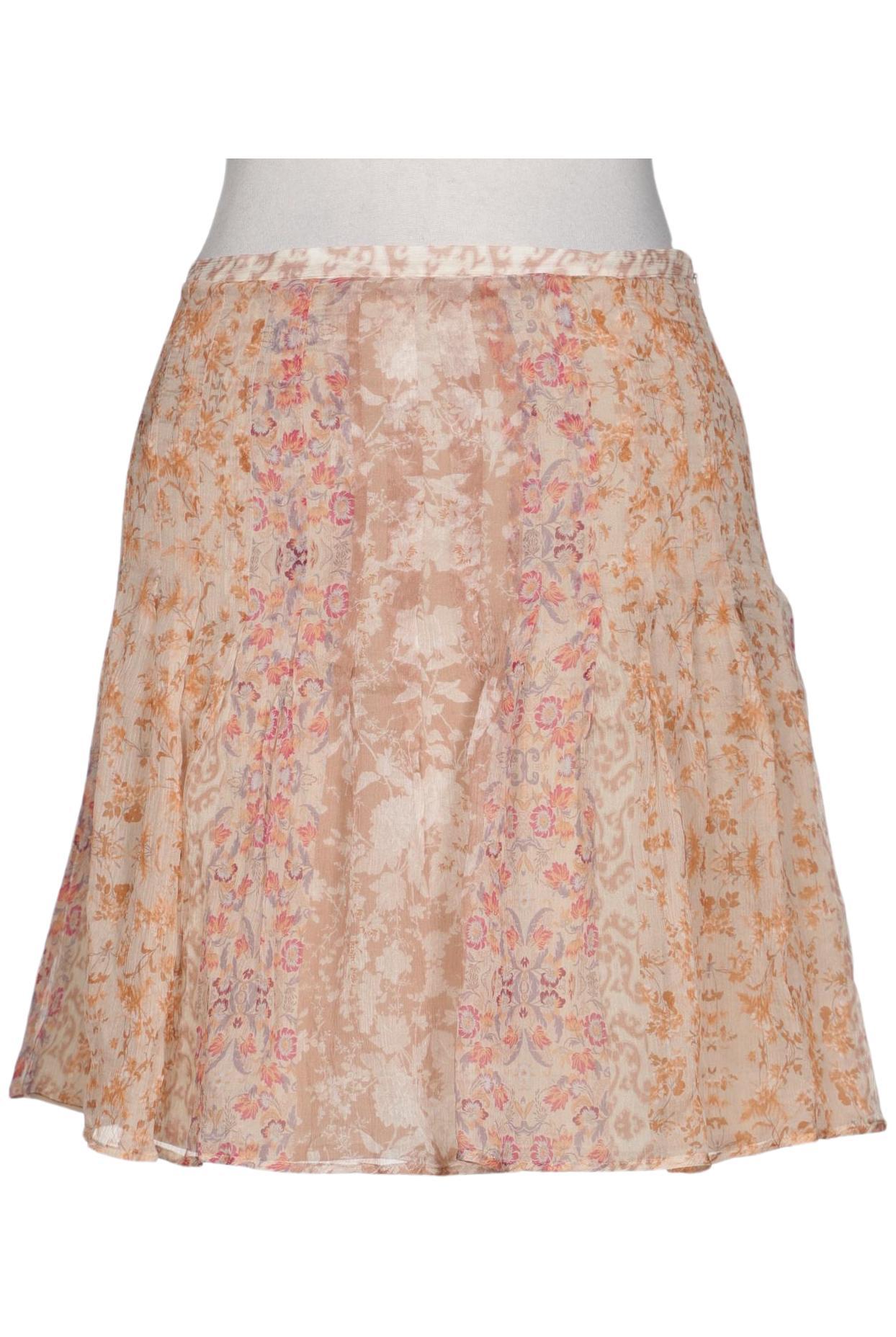 

Massimo Dutti Damen Rock, beige, Gr. 38