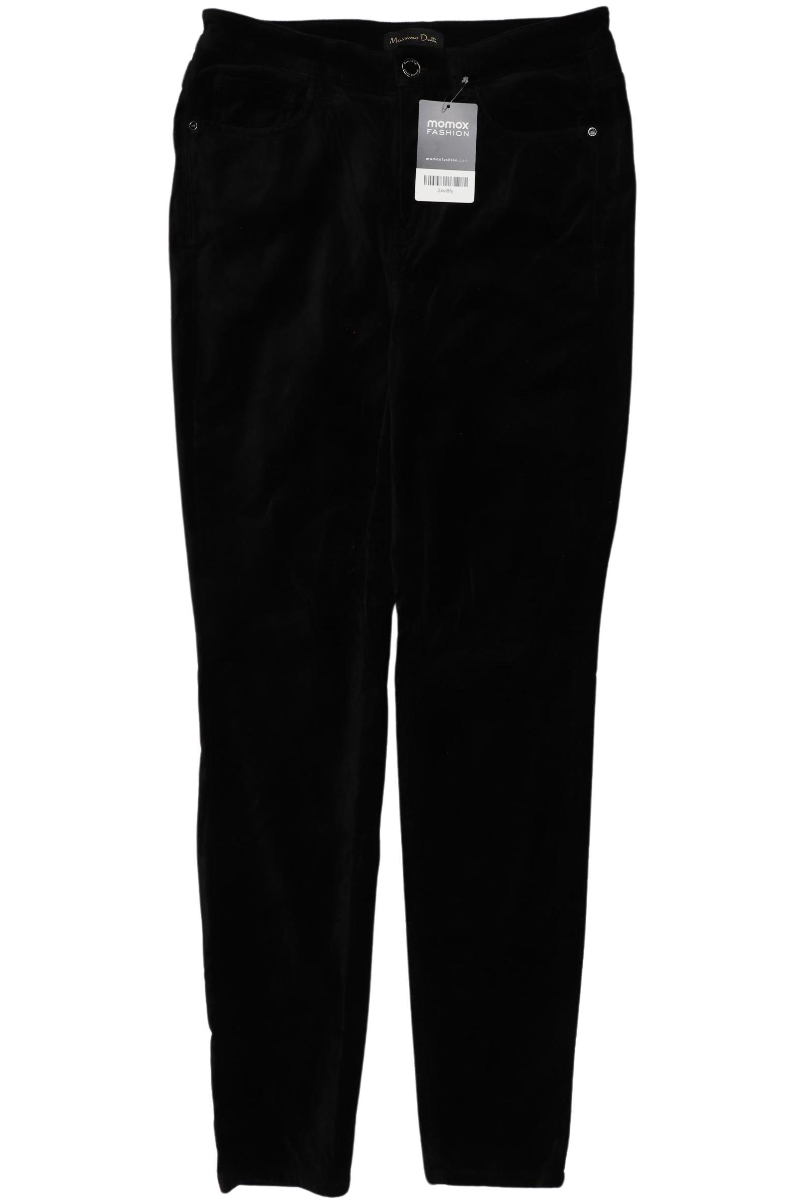 

Massimo Dutti Damen Stoffhose, schwarz, Gr. 38
