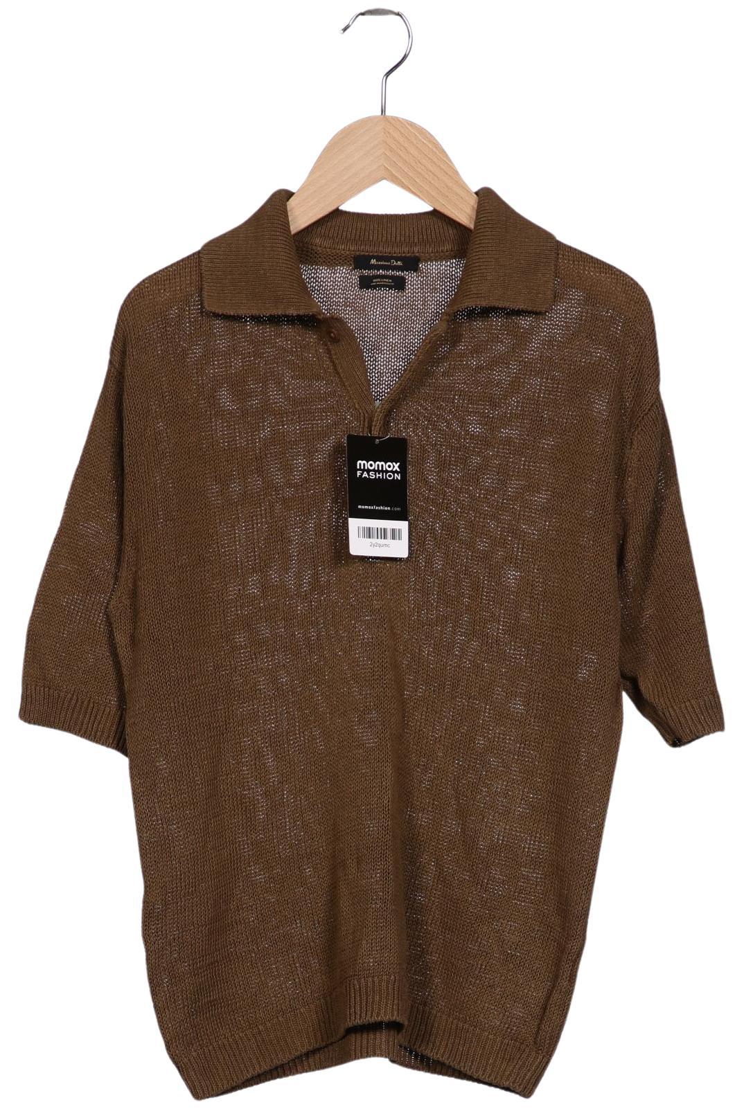 

Massimo Dutti Damen Poloshirt, braun, Gr. 36