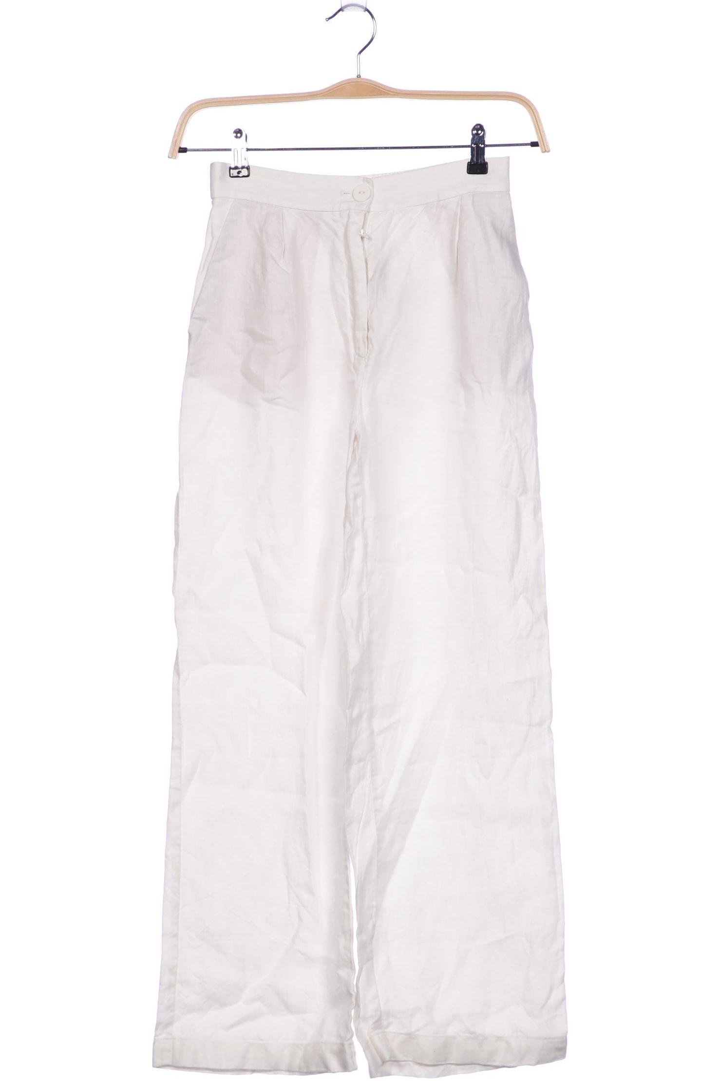 

Massimo Dutti Damen Stoffhose, weiß, Gr. 34