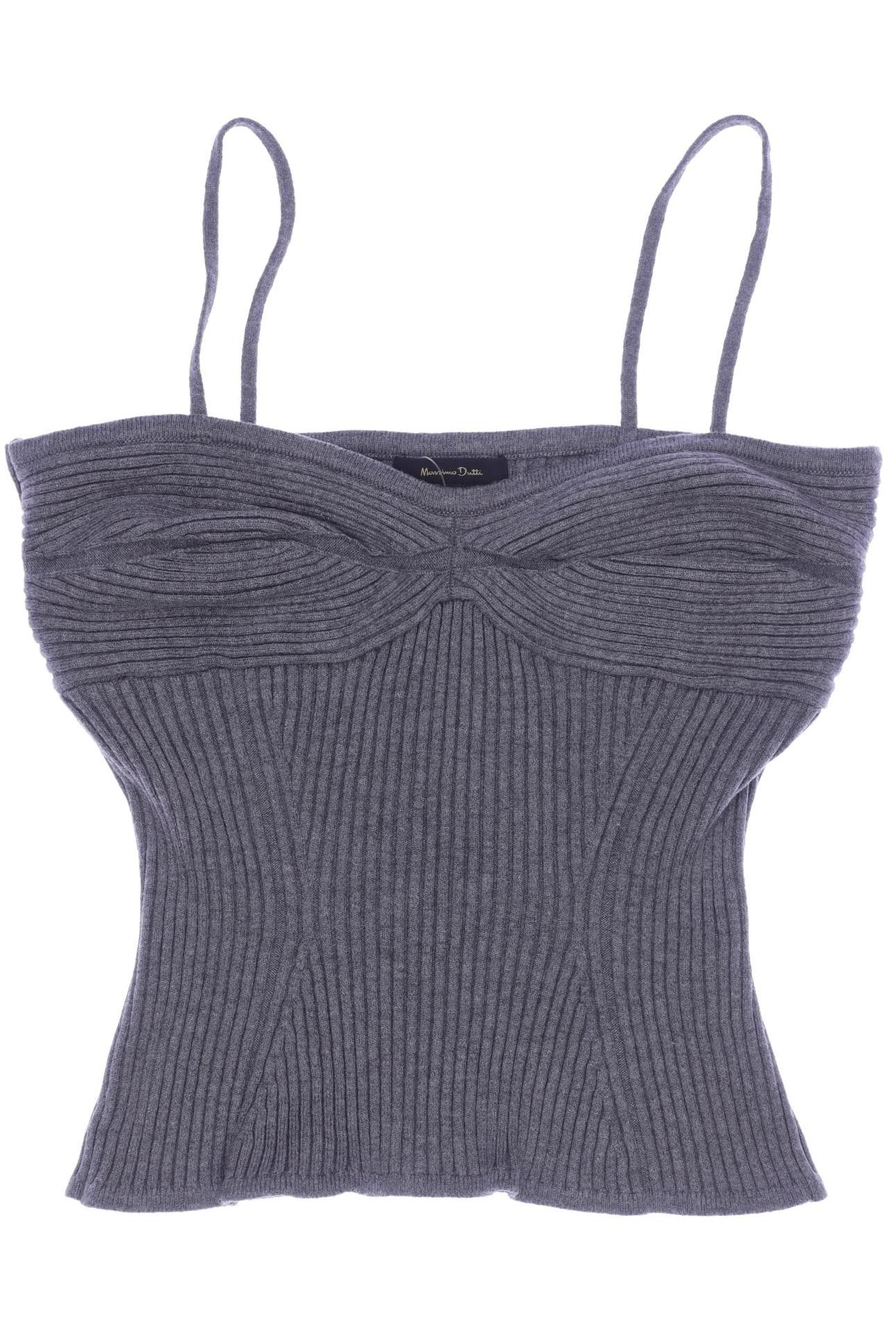 

Massimo Dutti Damen Top, grau, Gr. 36