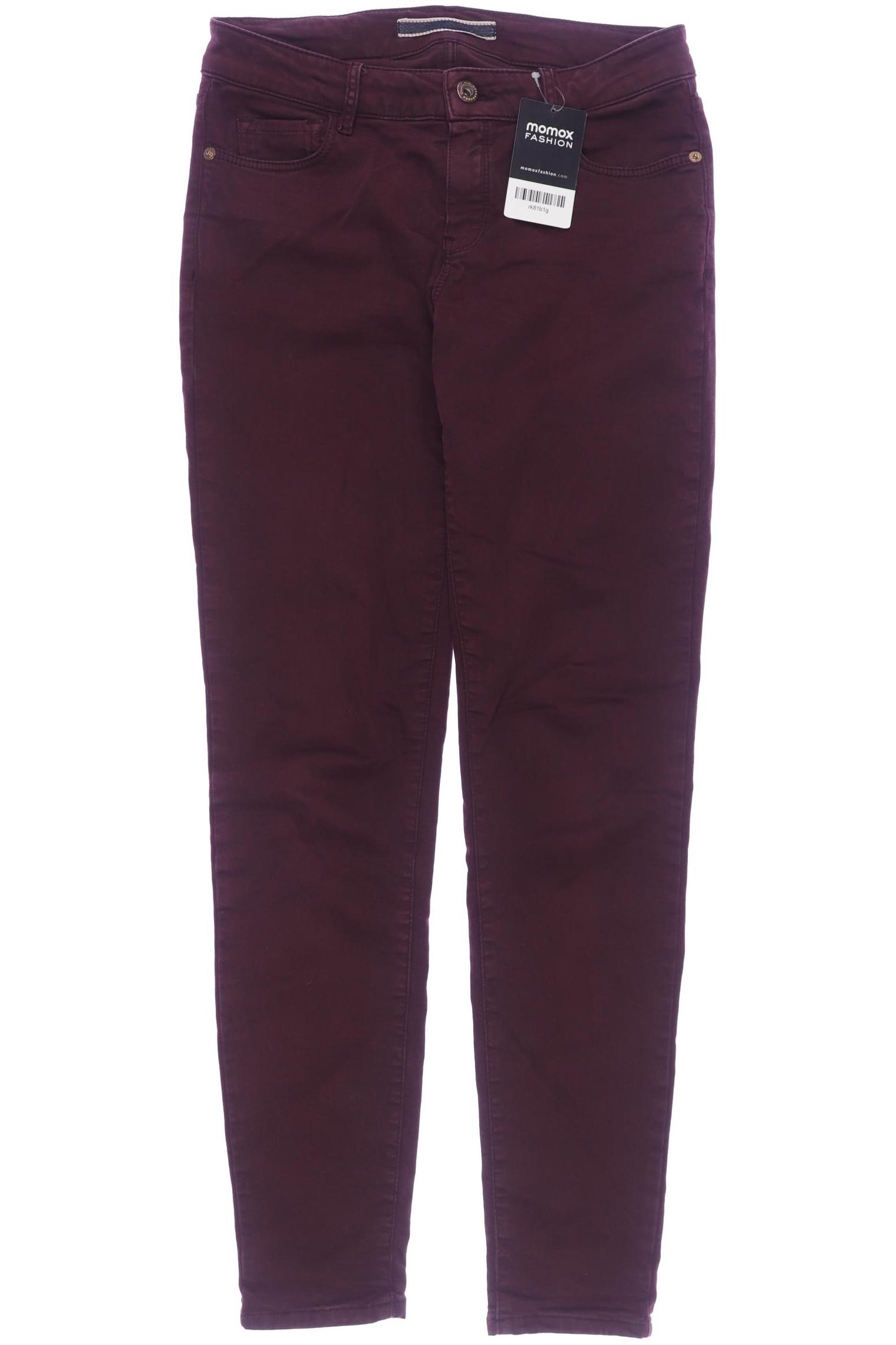

Massimo Dutti Damen Stoffhose, bordeaux, Gr. 36