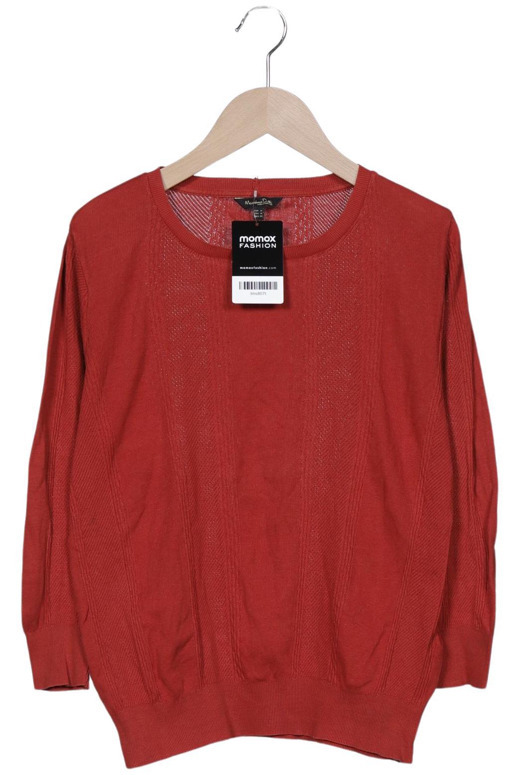 

Massimo Dutti Damen Langarmshirt, bordeaux, Gr. 38