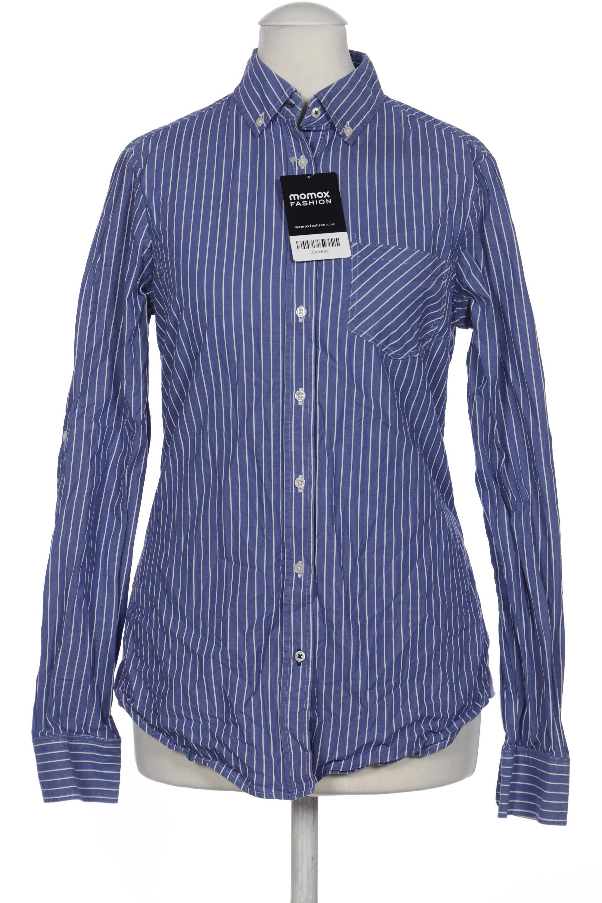 

Massimo Dutti Damen Bluse, blau, Gr. 36