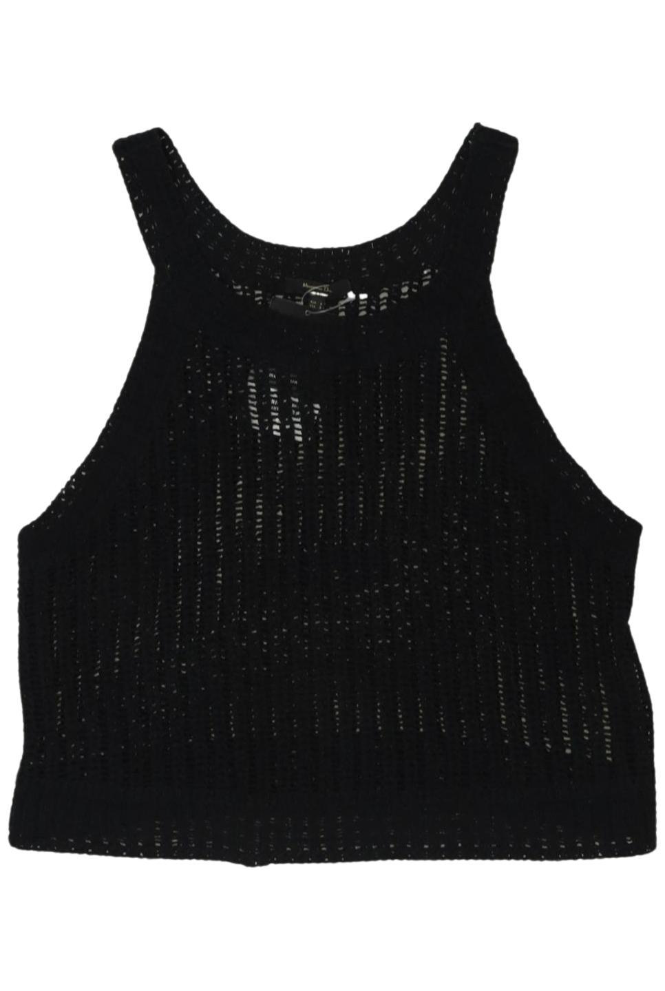 

Massimo Dutti Damen Top, schwarz, Gr. 36