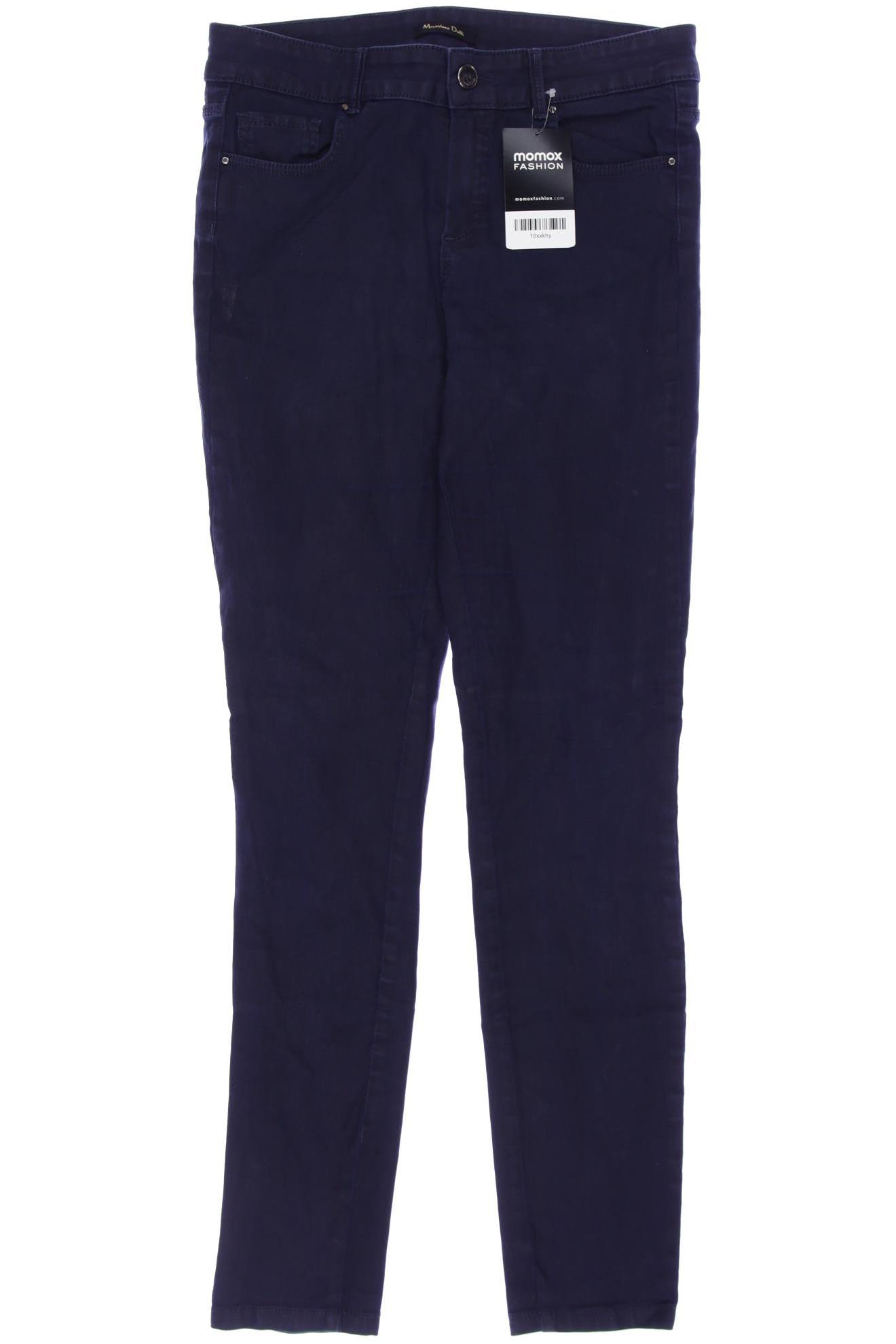 

Massimo Dutti Damen Stoffhose, marineblau, Gr. 38