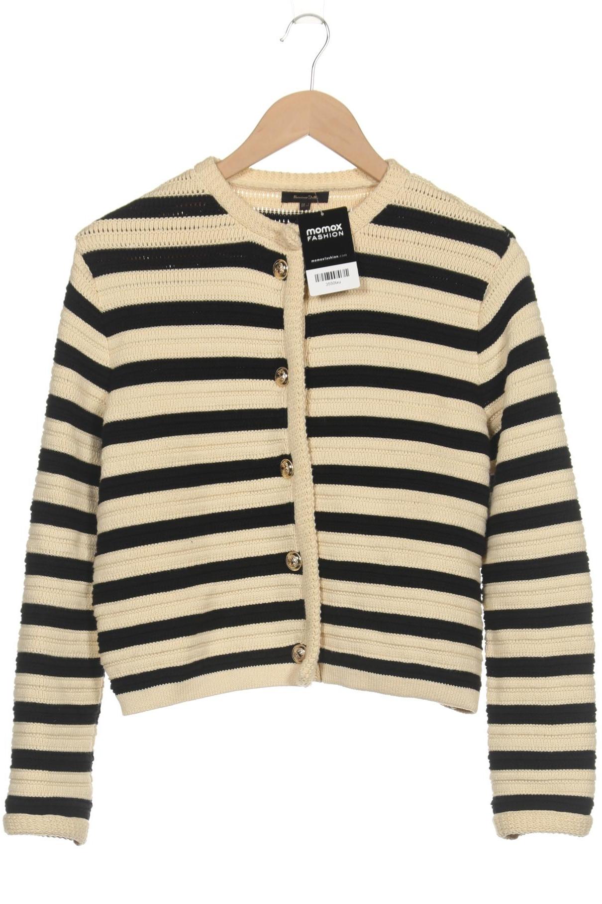 

Massimo Dutti Damen Strickjacke, cremeweiß, Gr. 36