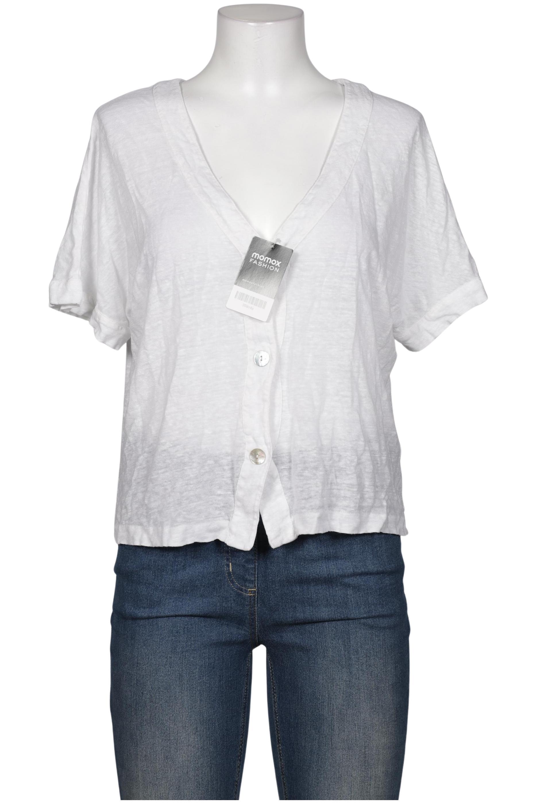 

Massimo Dutti Damen Bluse, weiß, Gr. 36