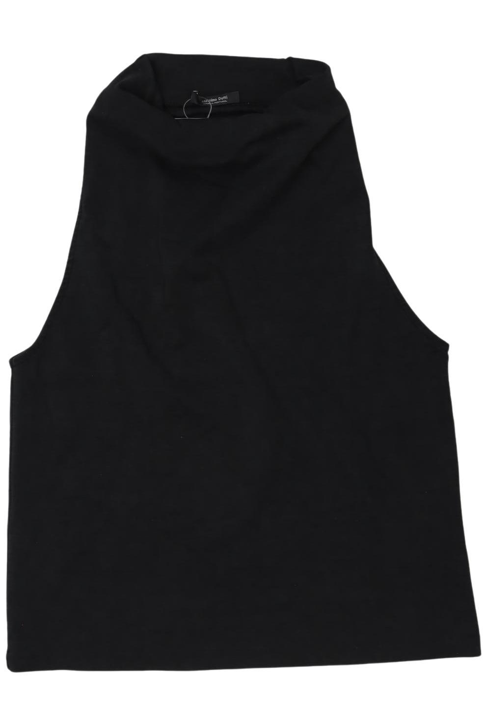 

Massimo Dutti Damen Top, schwarz, Gr. 36