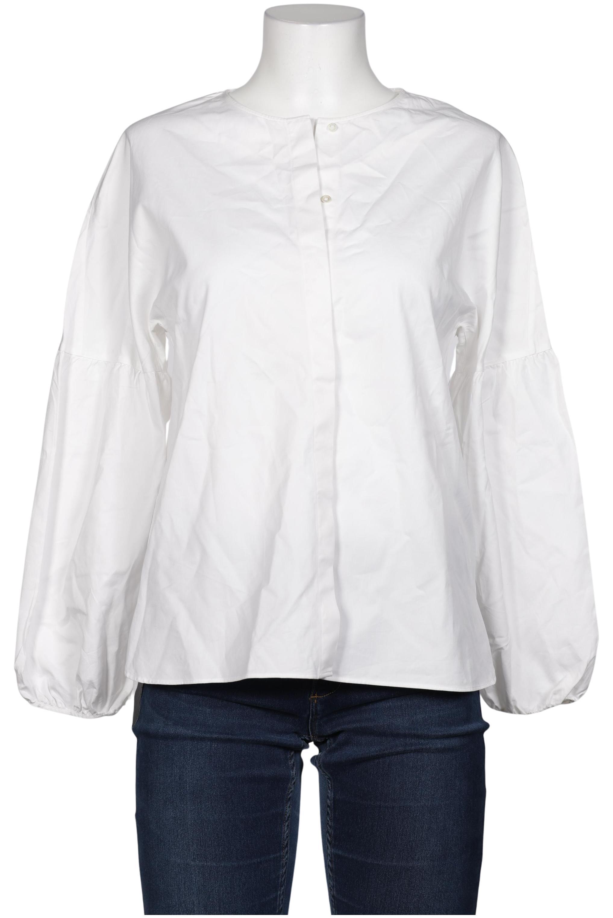 

Massimo Dutti Damen Bluse, weiß, Gr. 40