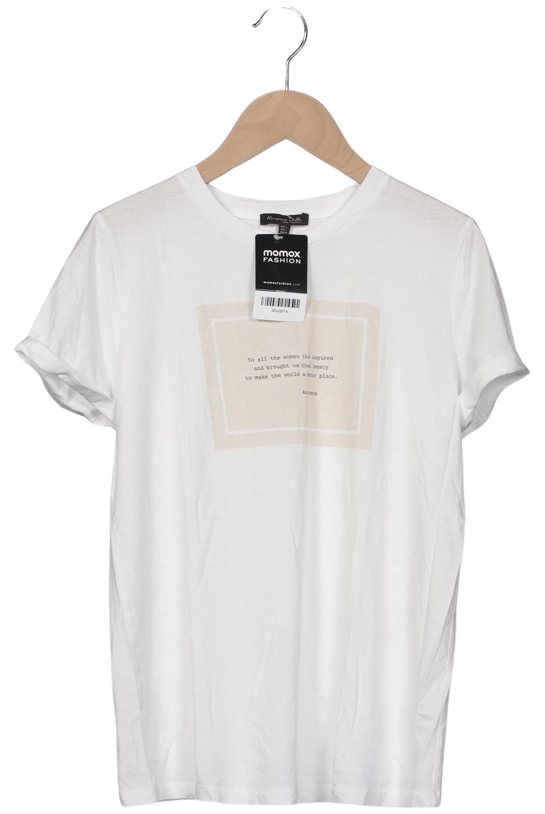 

Massimo Dutti Damen T-Shirt, weiß, Gr. 36