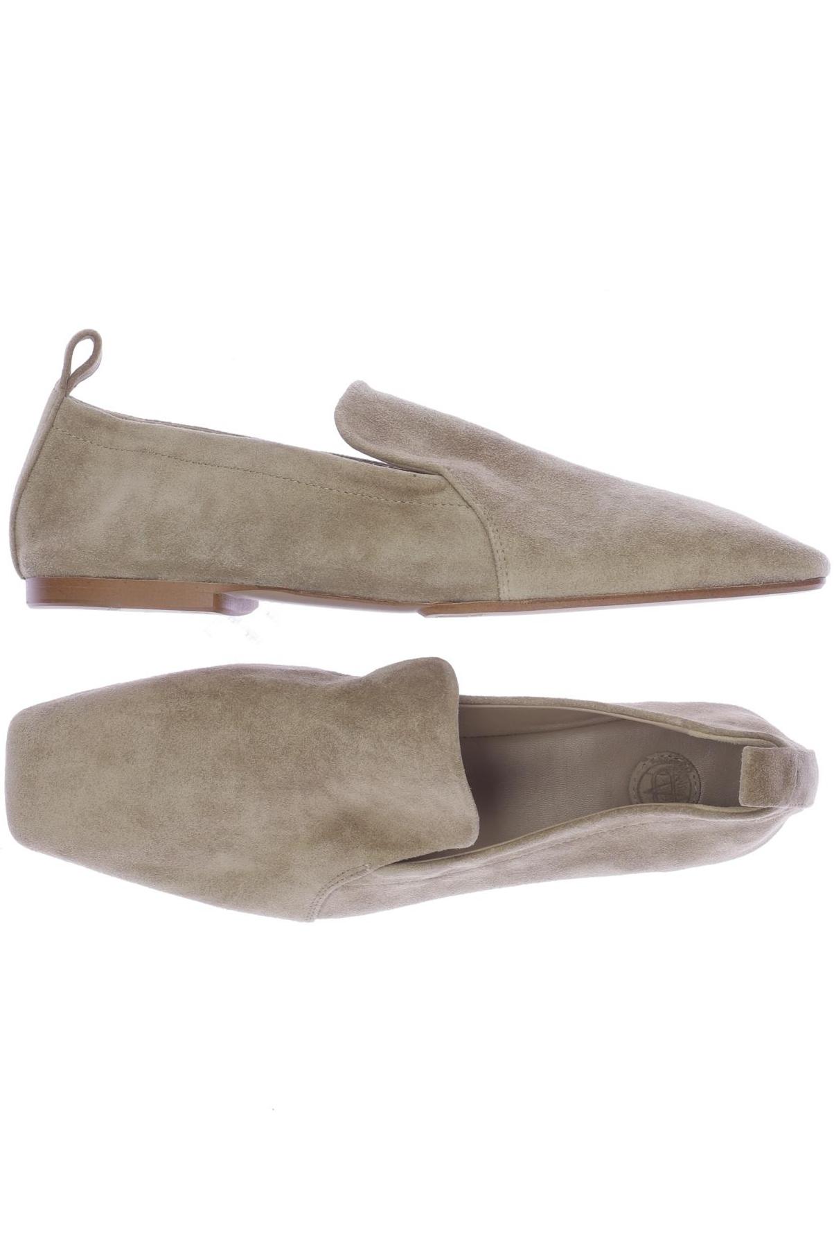

Massimo Dutti Damen Halbschuh, beige, Gr. 37