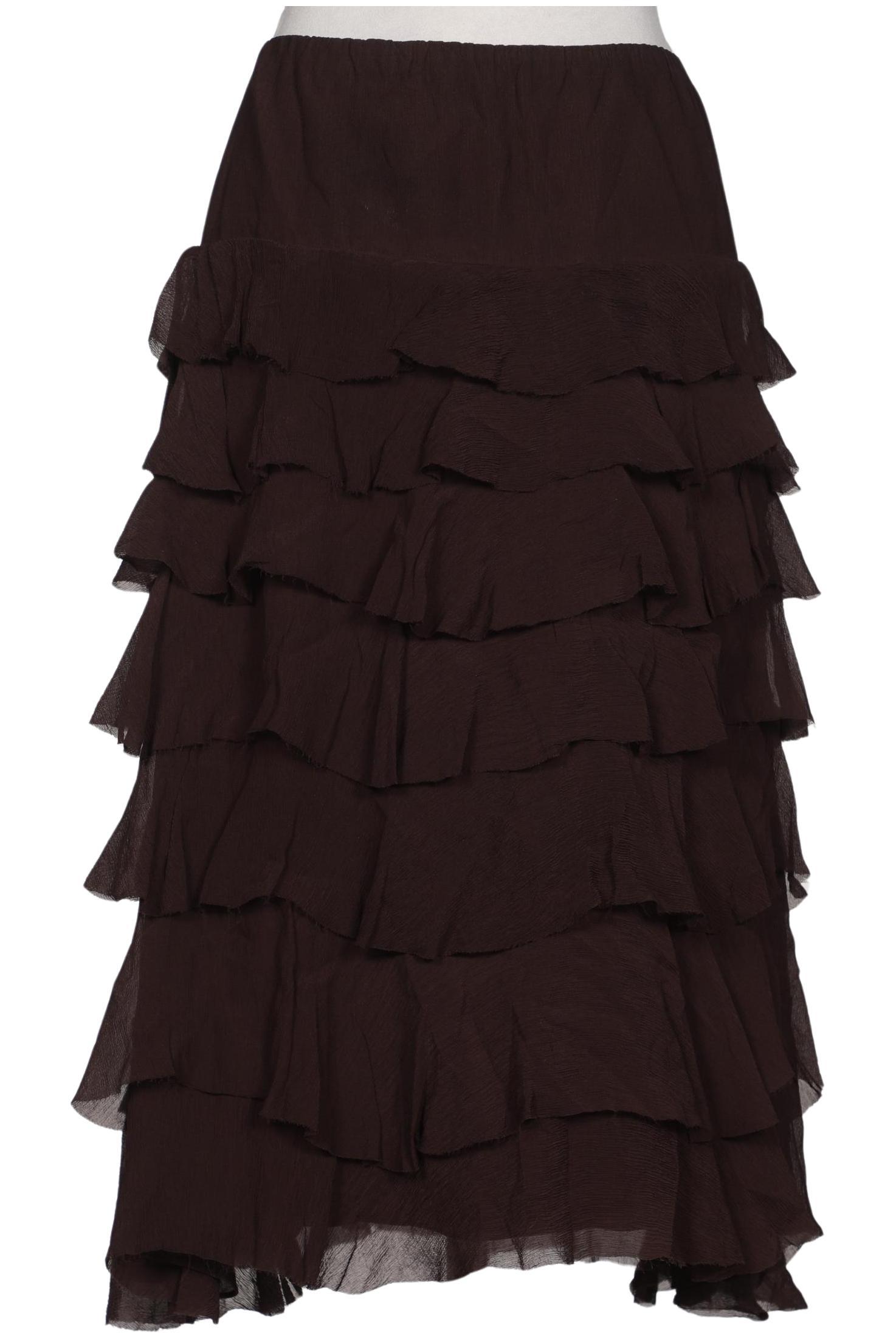 

Massimo Dutti Damen Rock, braun, Gr. 38