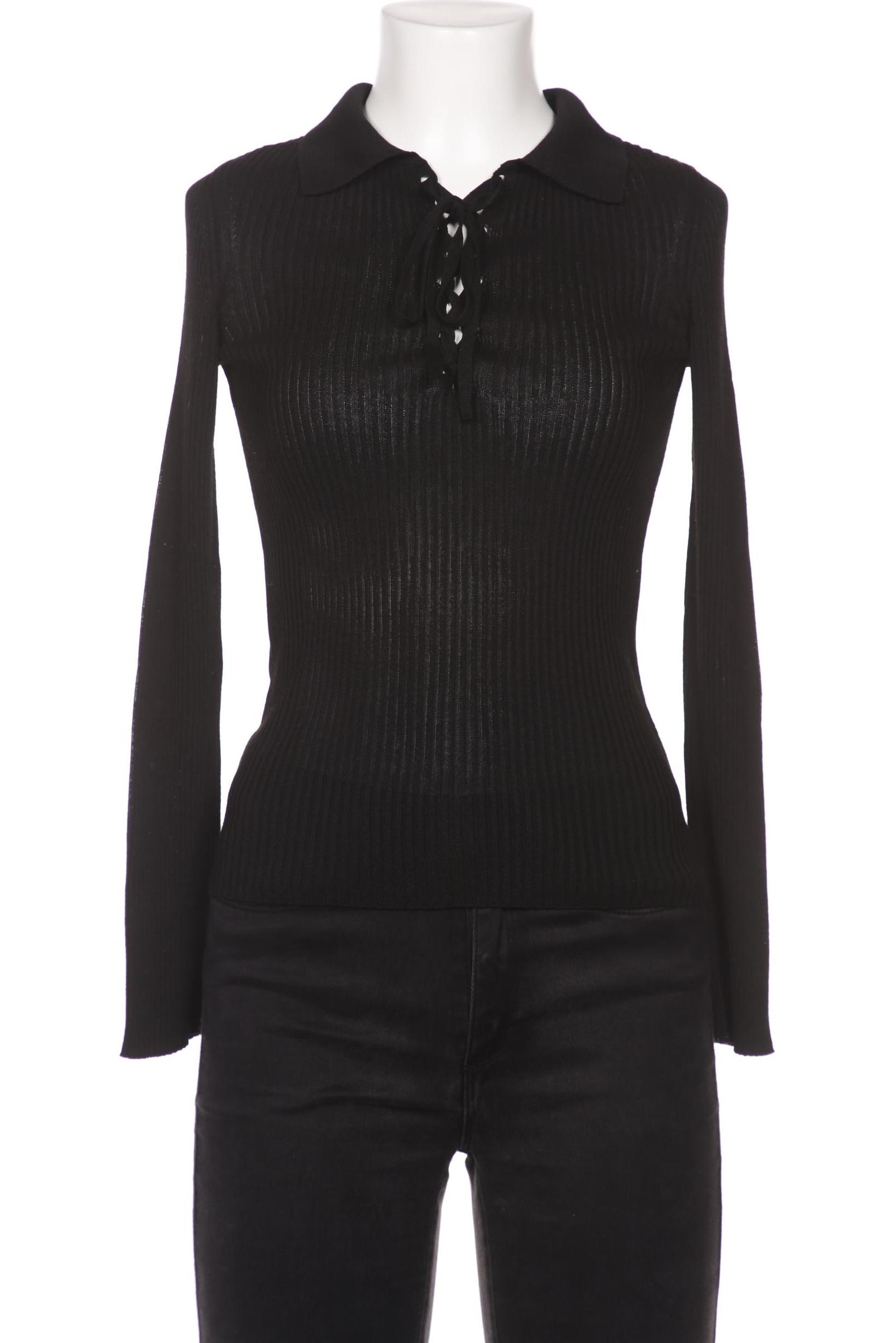 

Massimo Dutti Damen Langarmshirt, schwarz, Gr. 34