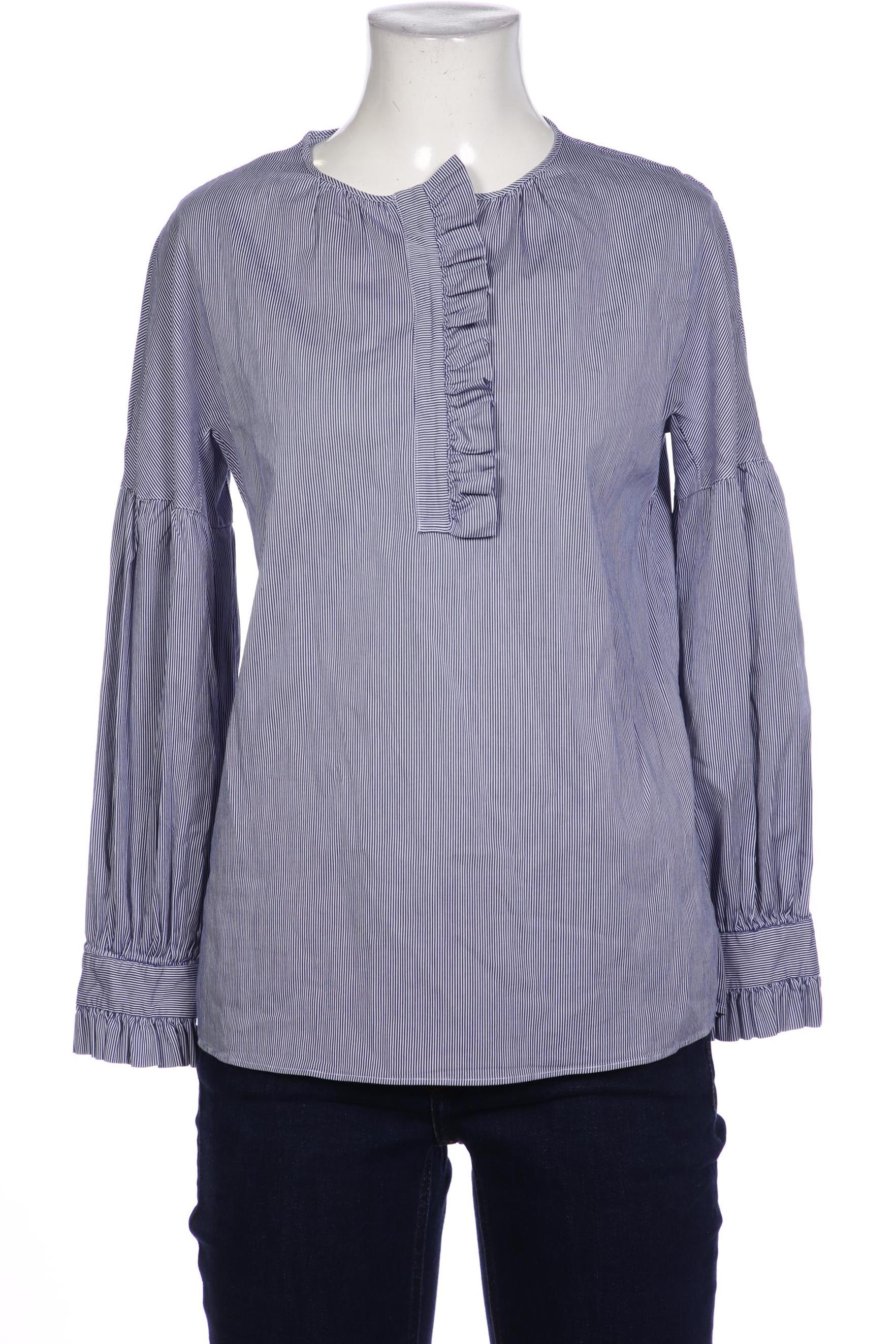 

Massimo Dutti Damen Bluse, marineblau, Gr. 36