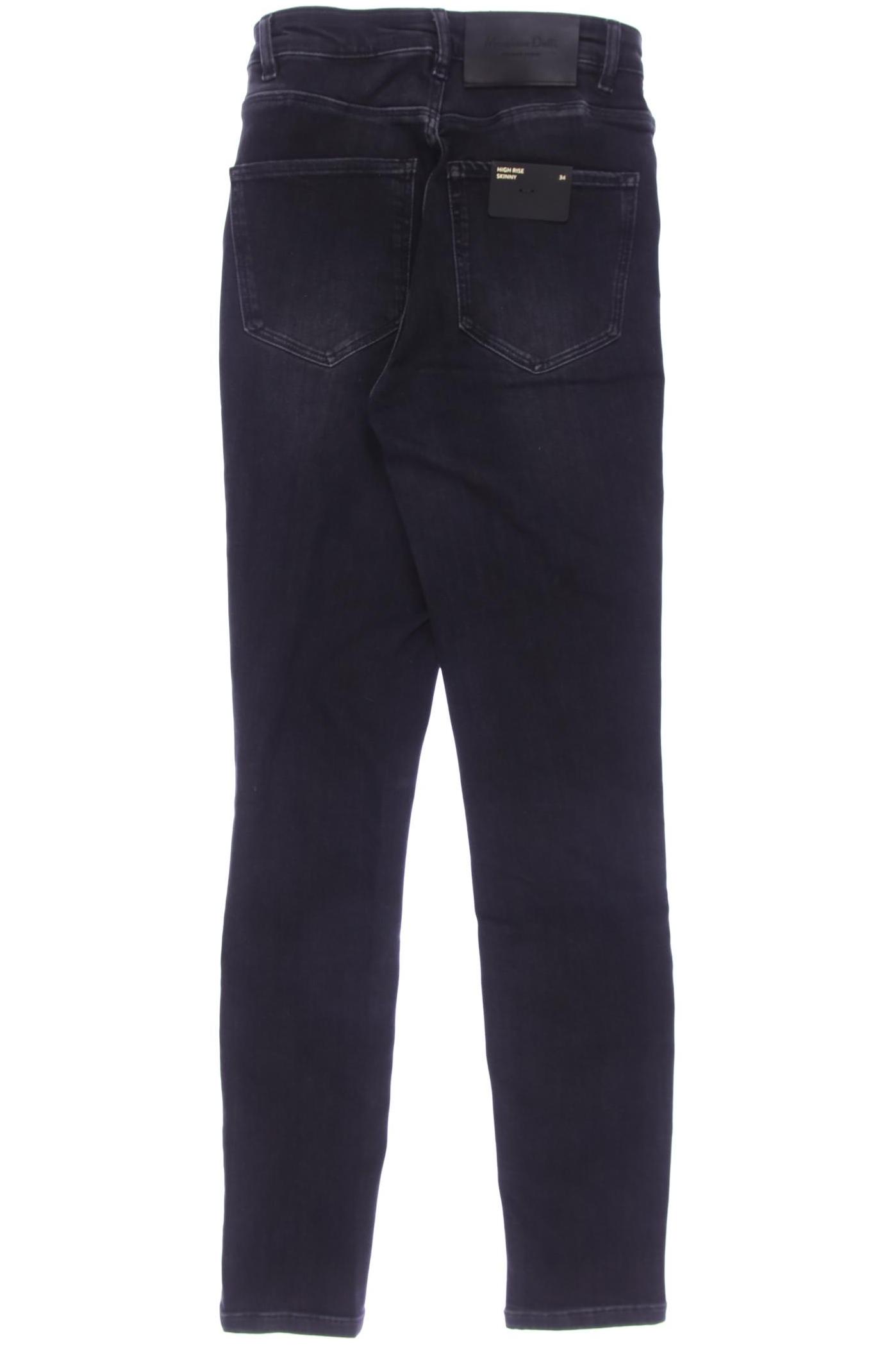 

Massimo Dutti Damen Jeans, schwarz, Gr. 34