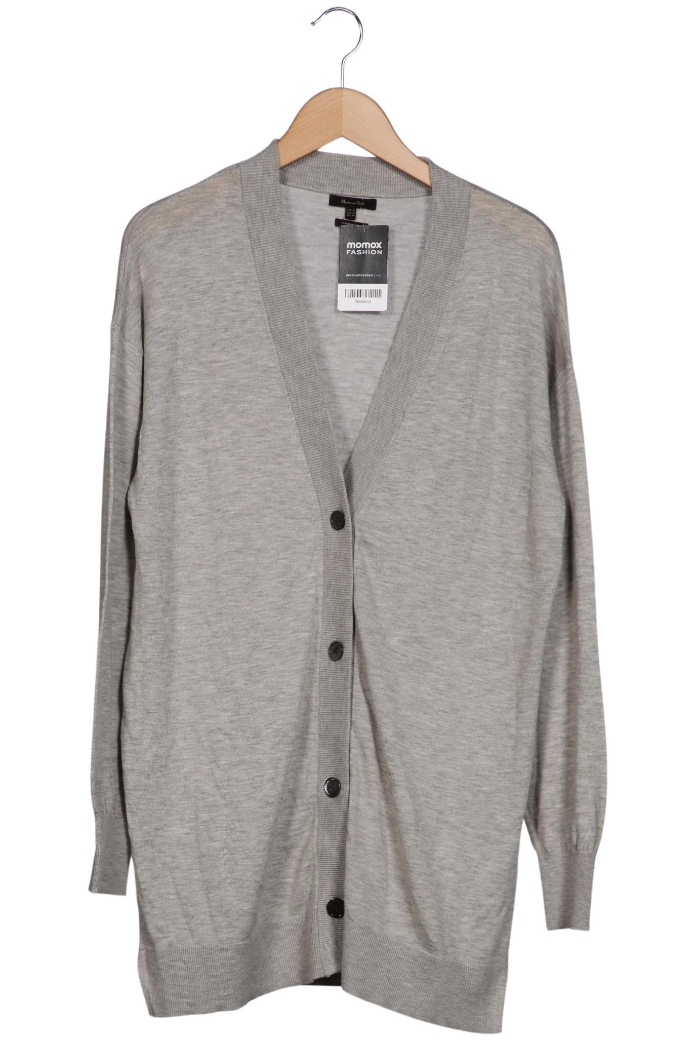 

Massimo Dutti Damen Strickjacke, grau, Gr. 38