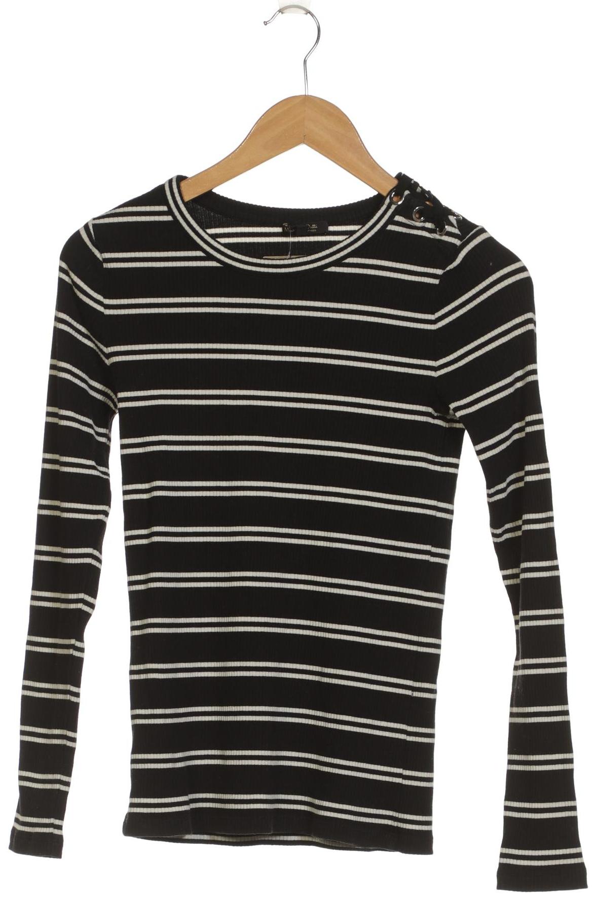

Massimo Dutti Damen Langarmshirt, schwarz, Gr. 34