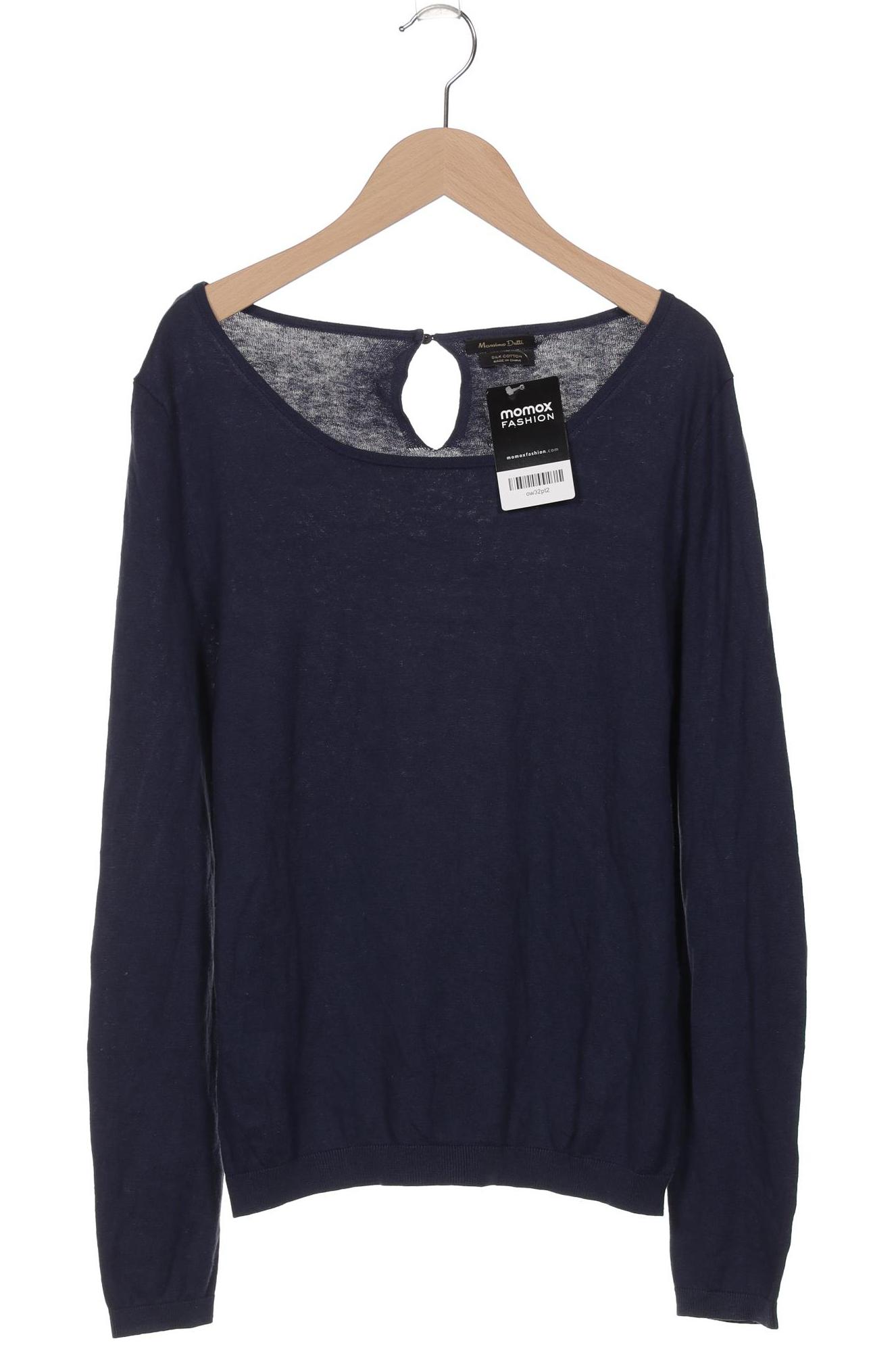 

Massimo Dutti Damen Pullover, marineblau, Gr. 42